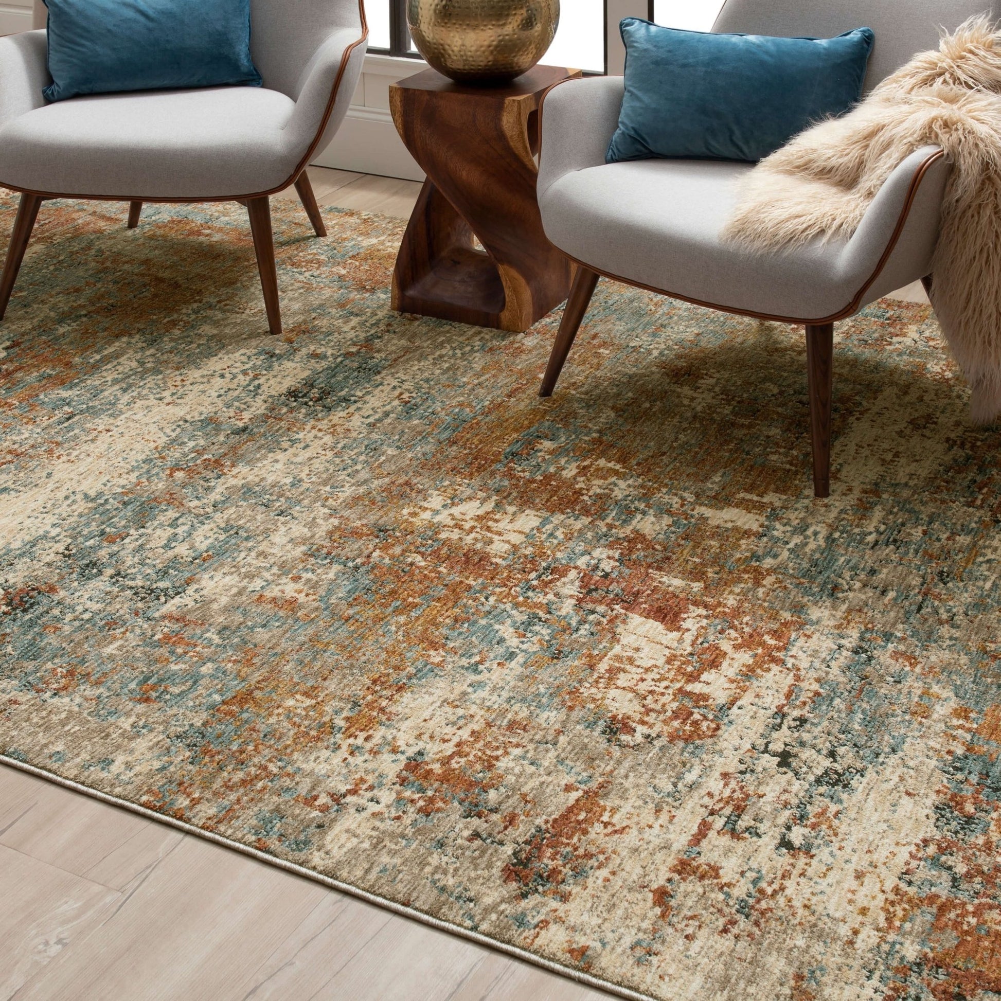 Karastan Marash RG842 Beige Modern/Contemporary Machinemade Rug - Rugs - Karastan - Atlanta Designer Rugs