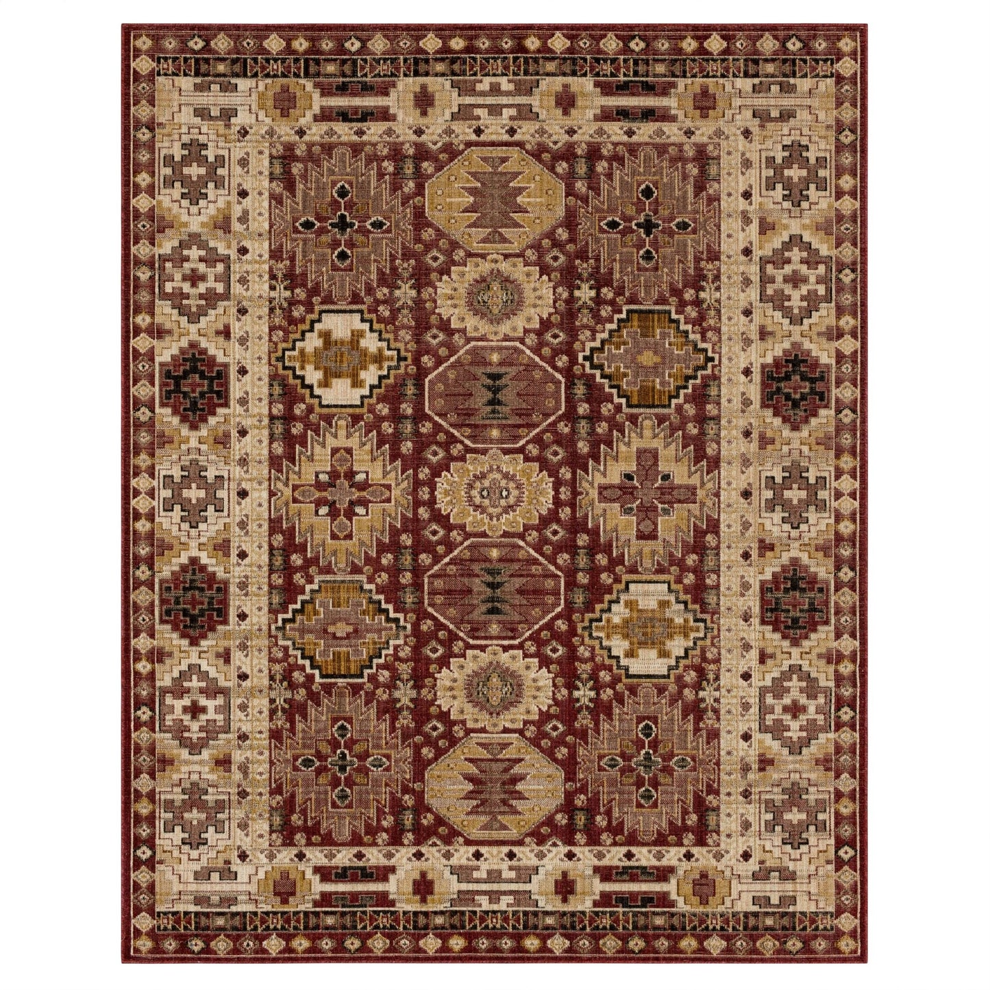 Karastan Bedouin 92594 Cabernet Traditional Machinemade Rug - Rugs - Karastan - Atlanta Designer Rugs