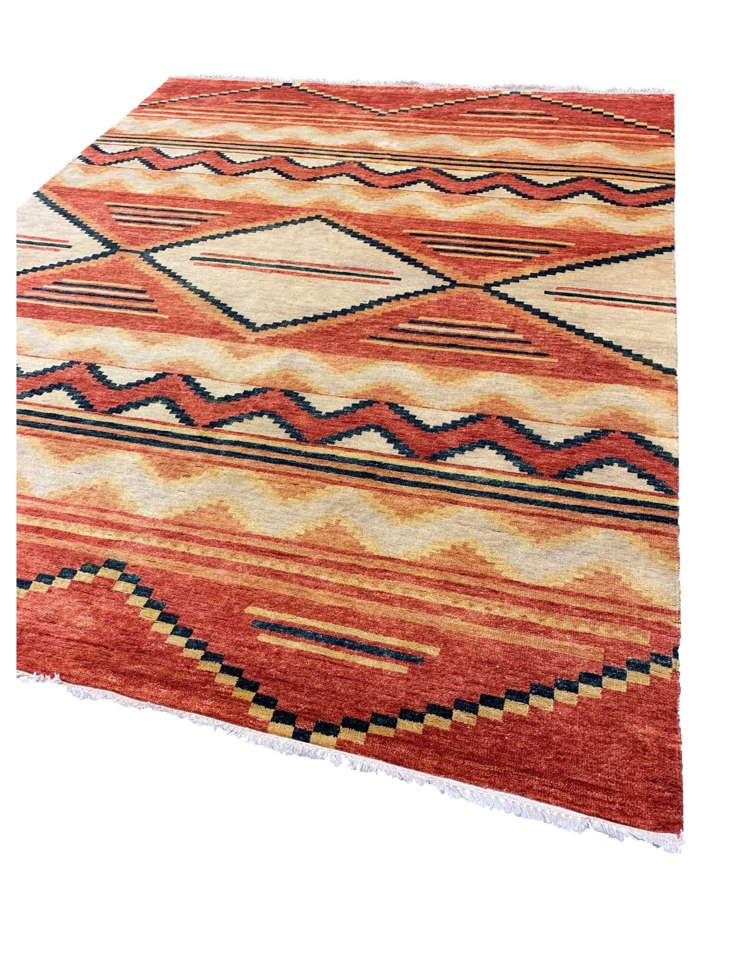 Artisan Helena Rust Traditional Knotted Rug - Rugs - Artisan - Atlanta Designer Rugs