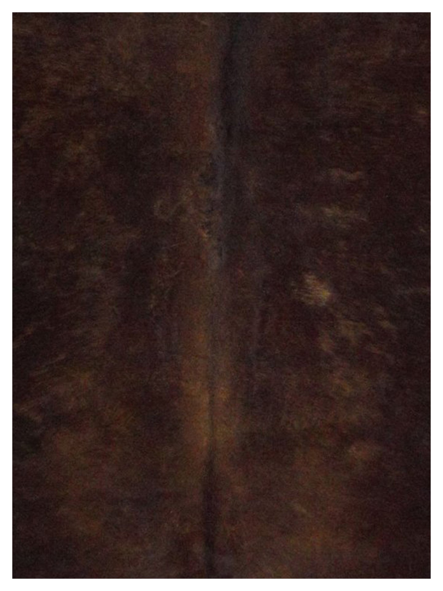 Artisan Claire  Espresso Chocolate Hair on Hide Cowhide Shape Rug