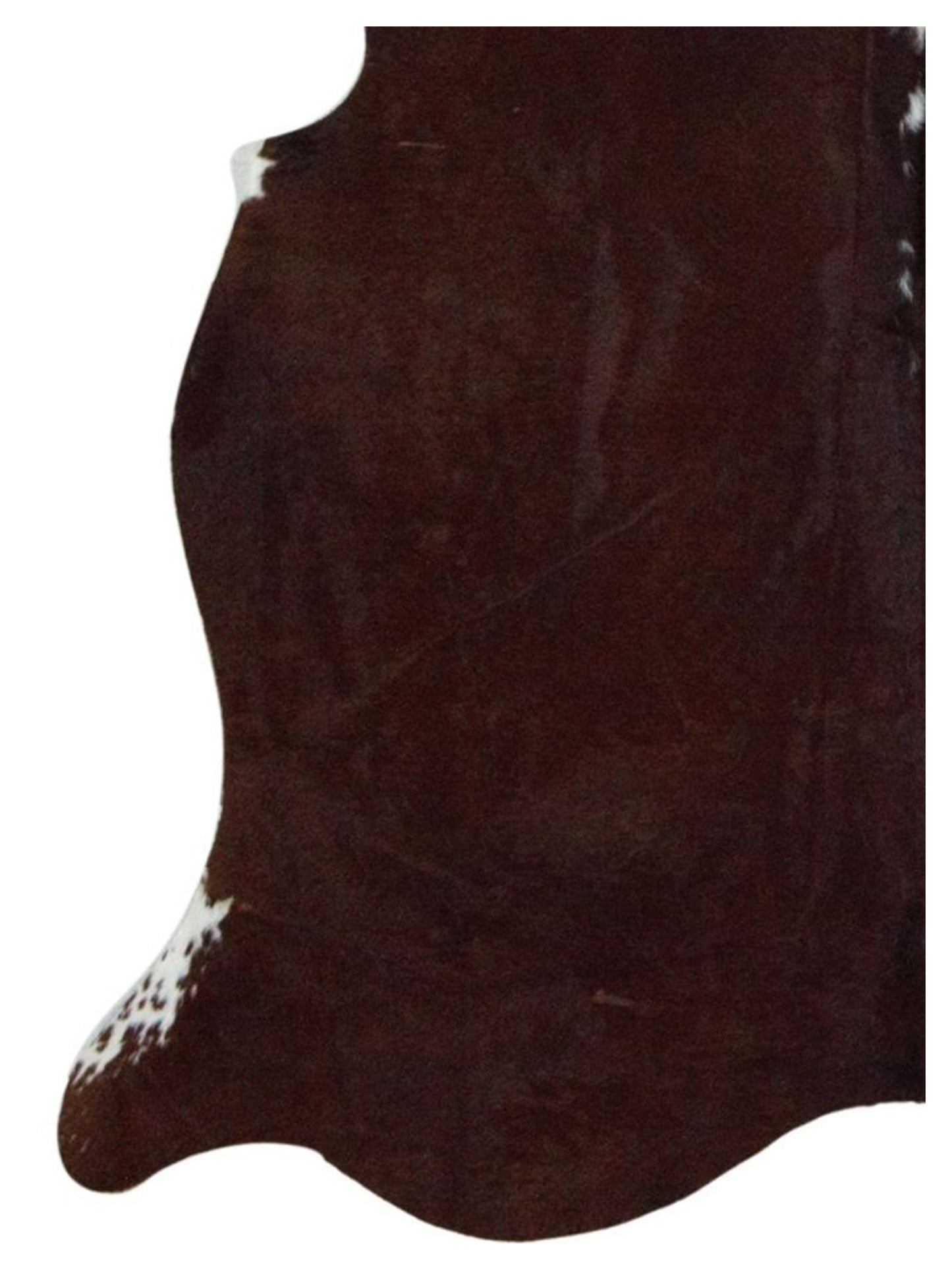 Artisan Claire  Brown Mocha Hair on Hide Cowhide Shape Rug