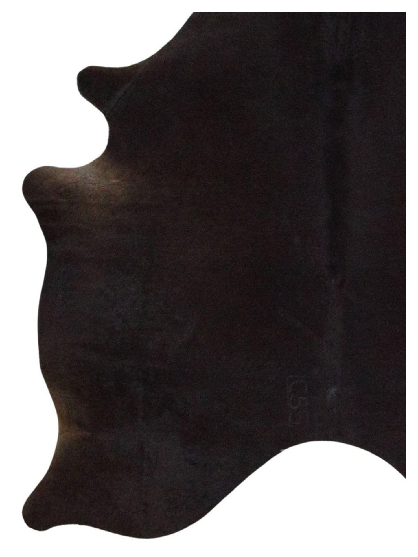 Artisan Claire  Espresso Espresso Hair on Hide Cowhide Shape Rug