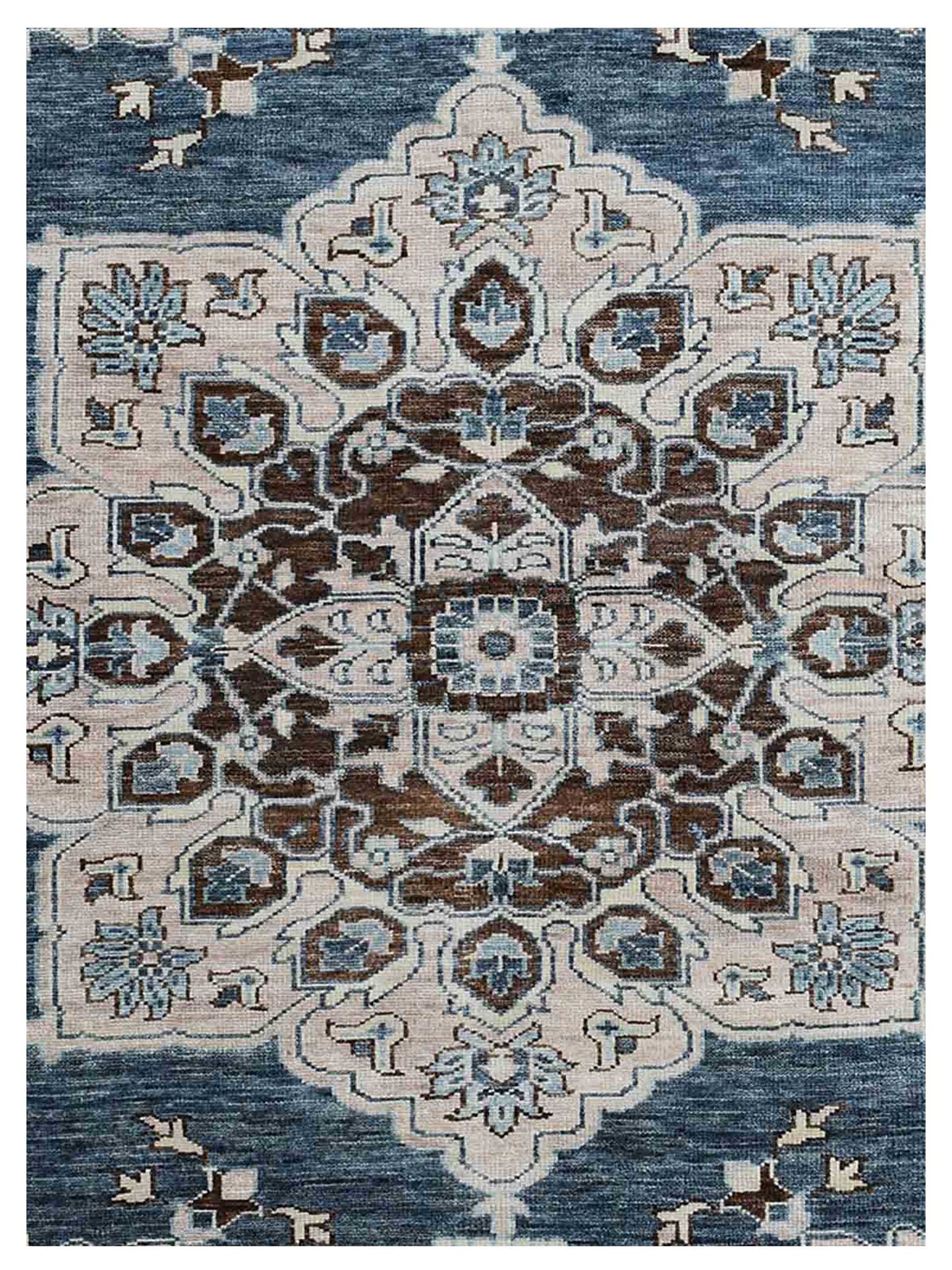 Artisan Aimee  Black Camel Traditional Knotted Rug