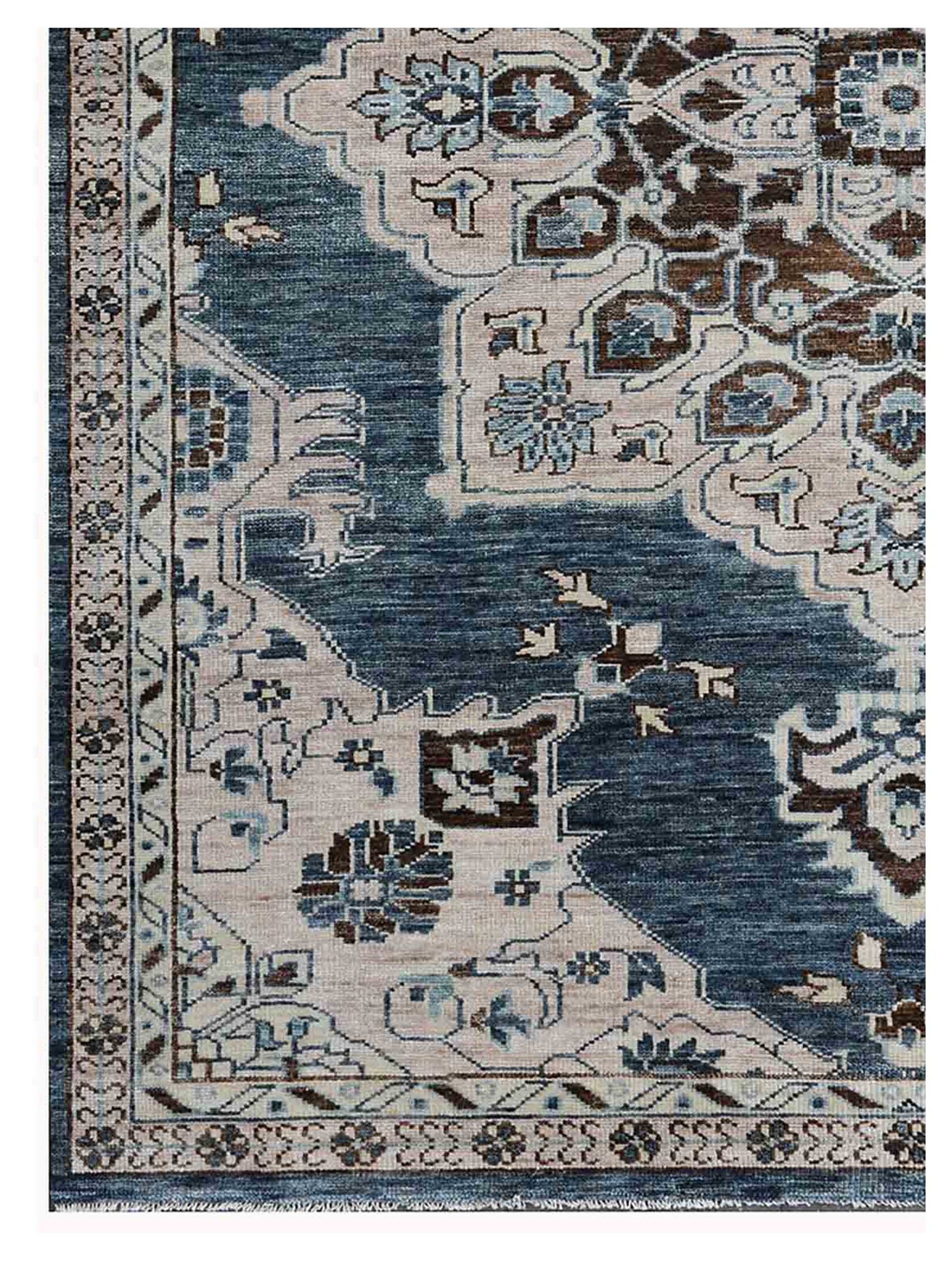 Artisan Aimee  Black Camel Traditional Knotted Rug