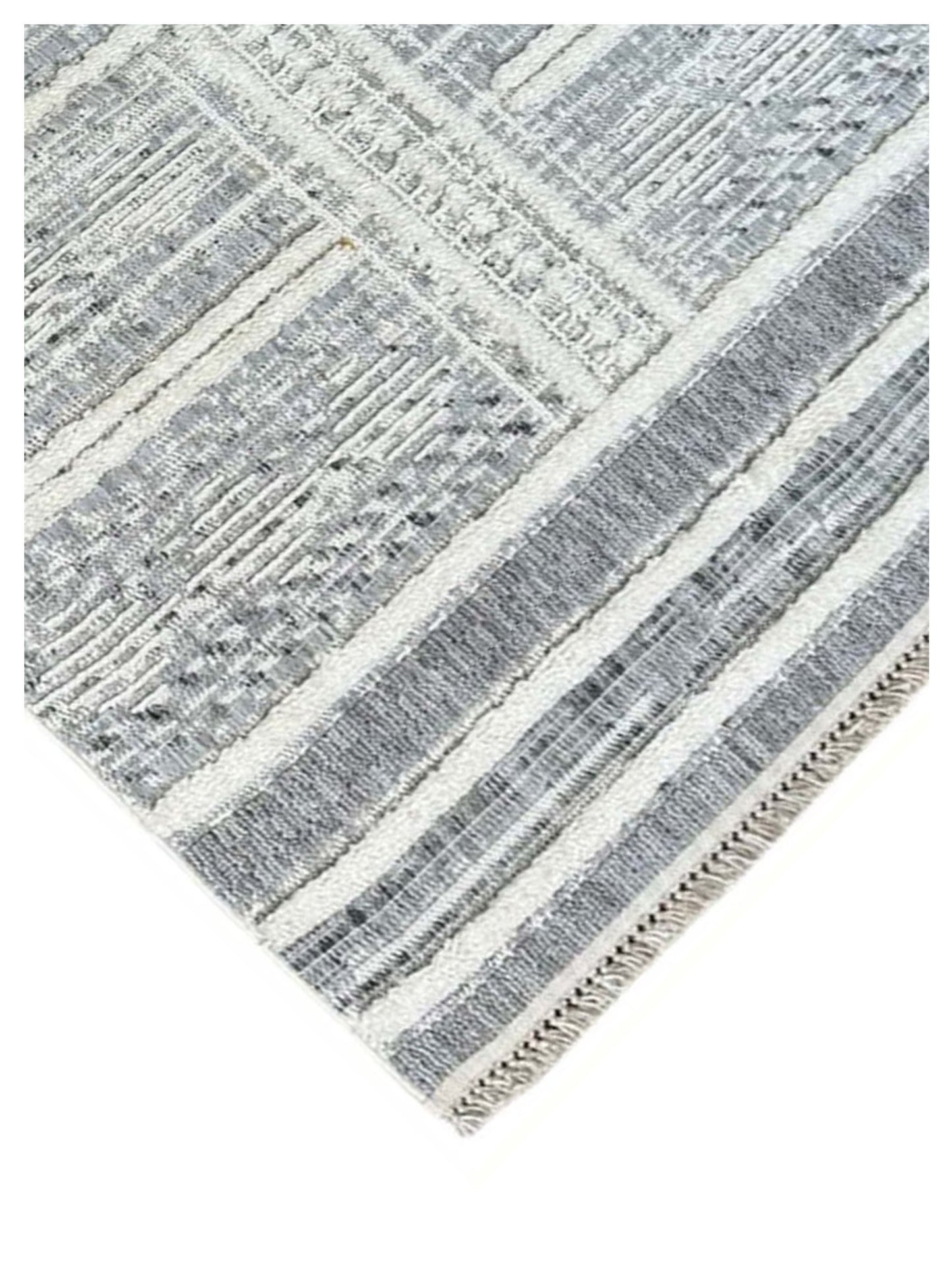 Artisan Stana  Grey White  Machinemade Rug