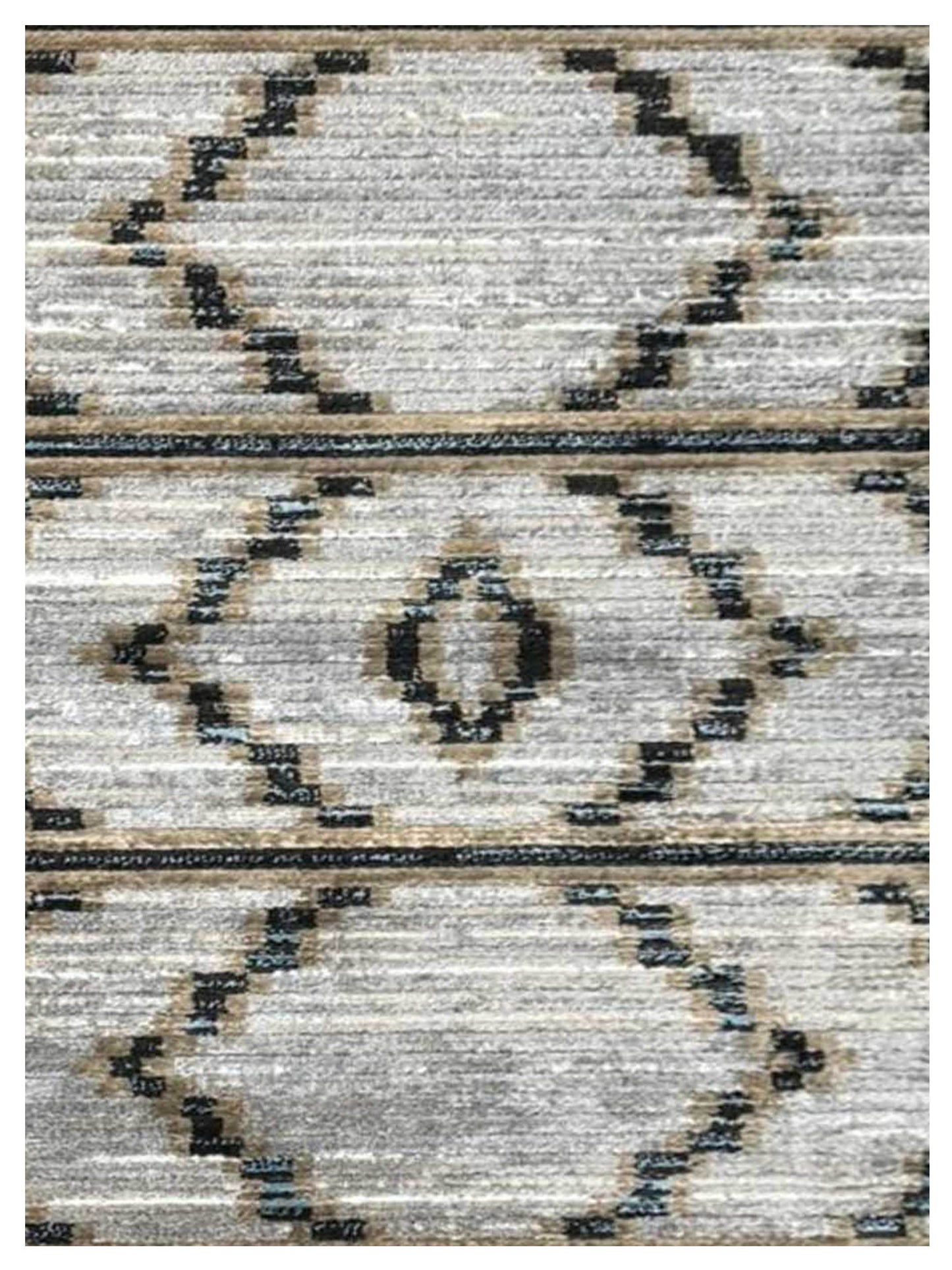 Artisan Stana  White Black  Machinemade Rug