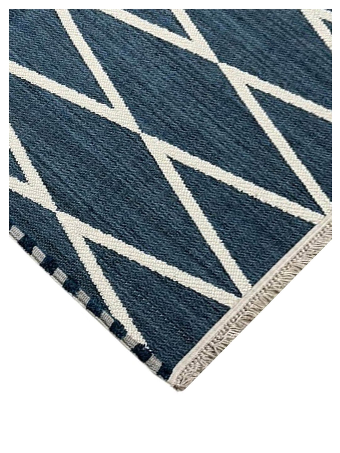 Artisan Stana  Teal Blue  Machinemade Rug