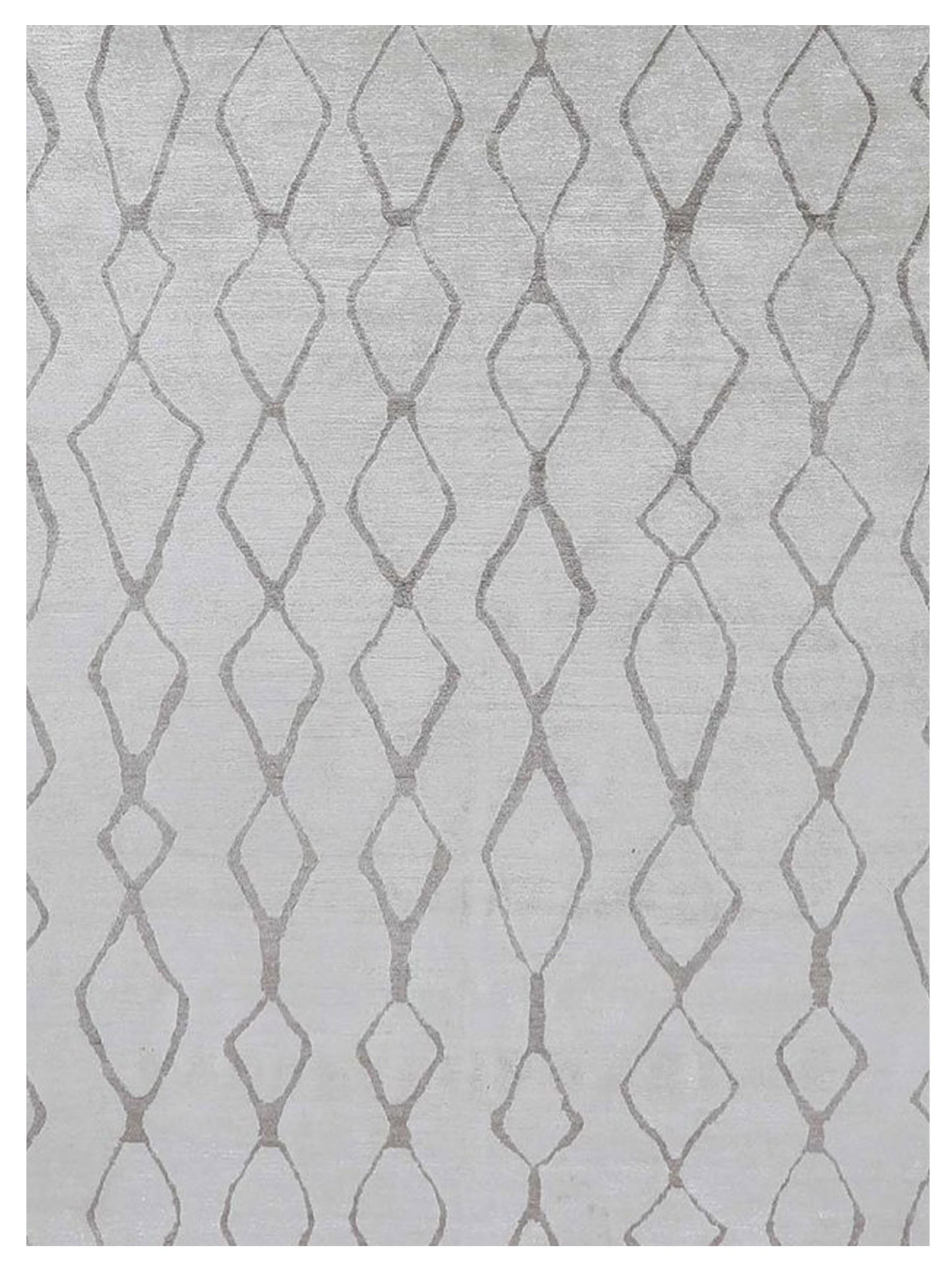 Artisan Mary  Ivory  Contemporary Knotted Rug