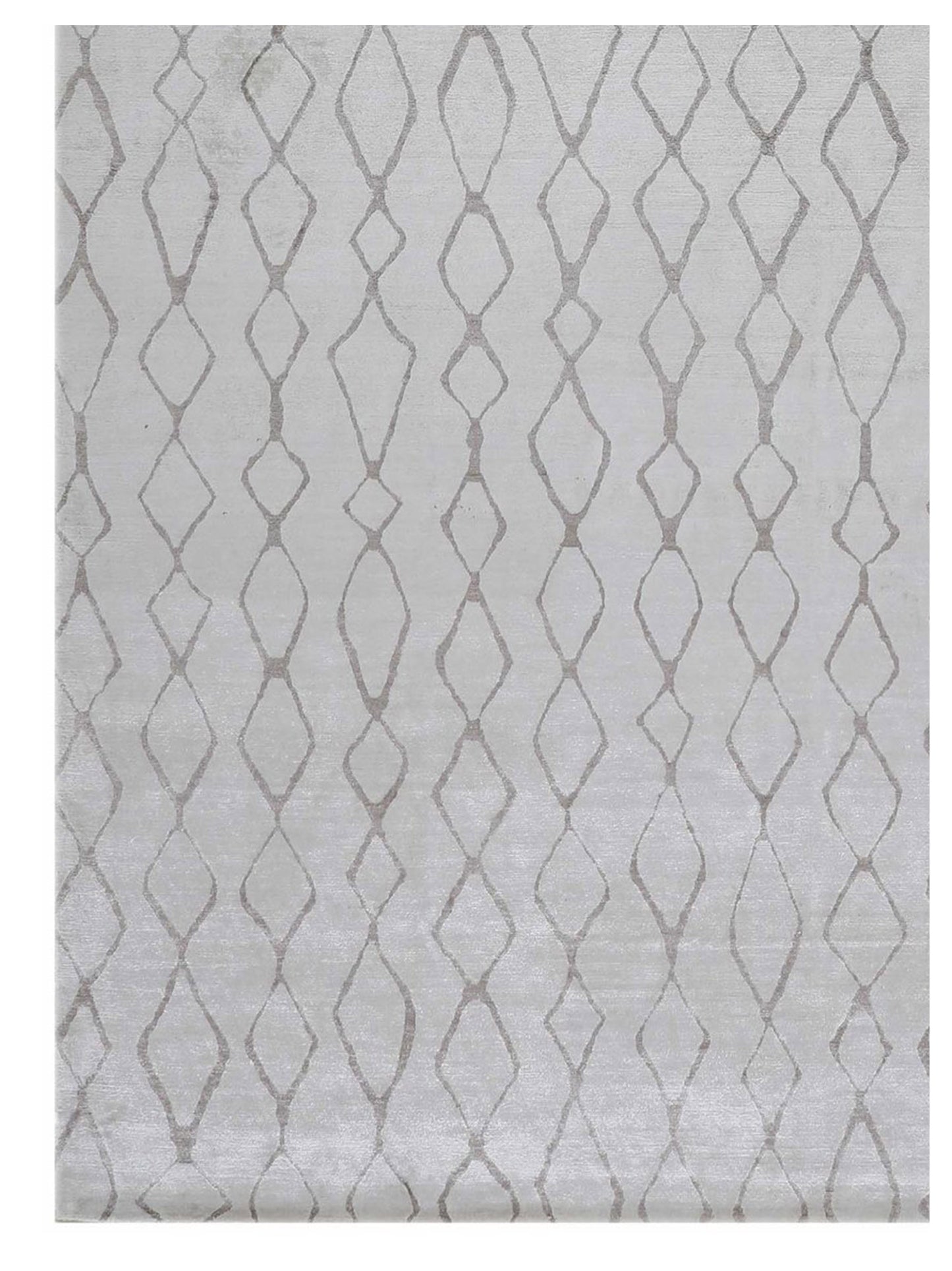 Artisan Mary  Ivory  Contemporary Knotted Rug