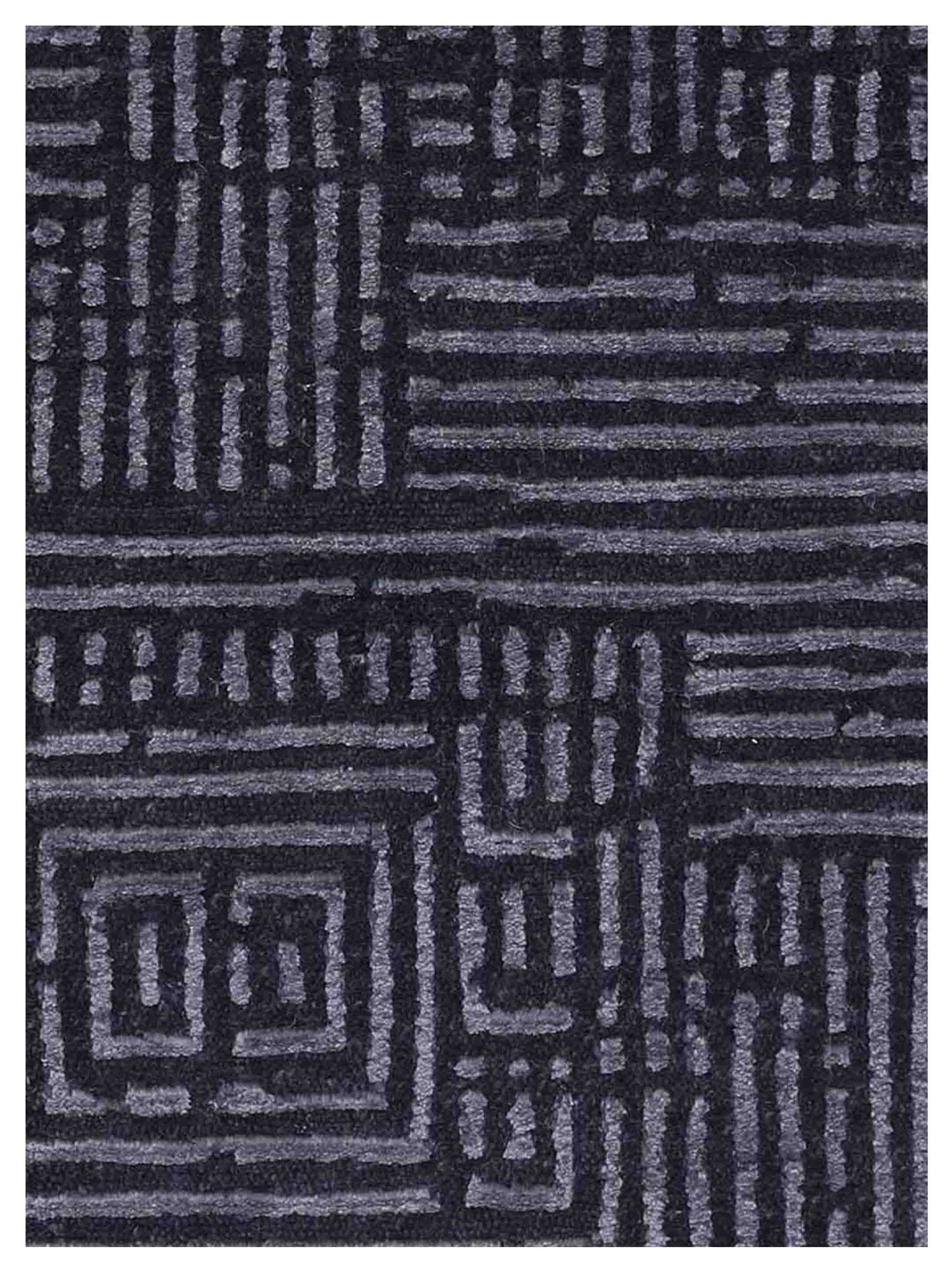 Artisan Mary  Blue  Contemporary Knotted Rug