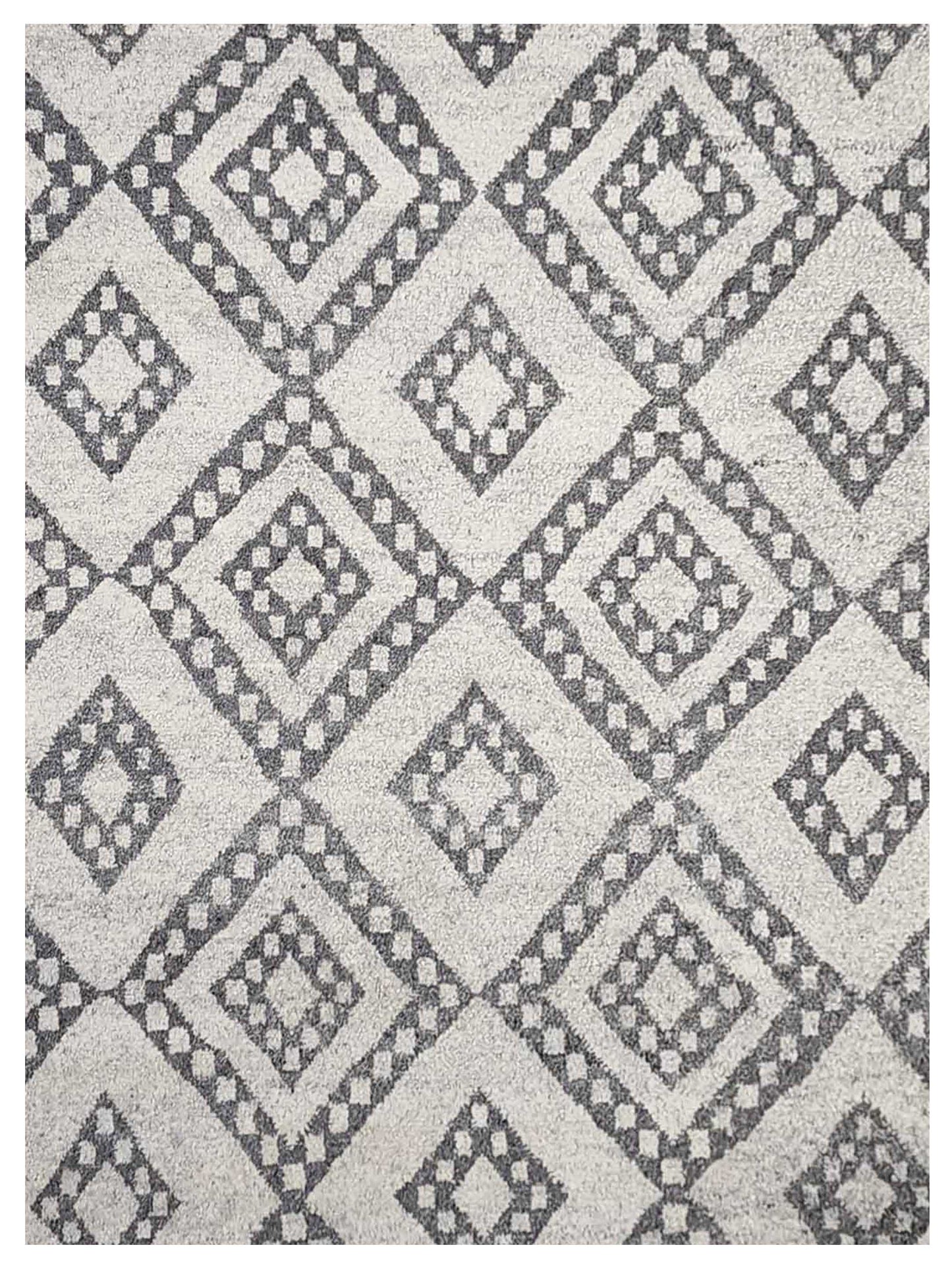 Artisan Marion  Ivory  Contemporary Knotted Rug