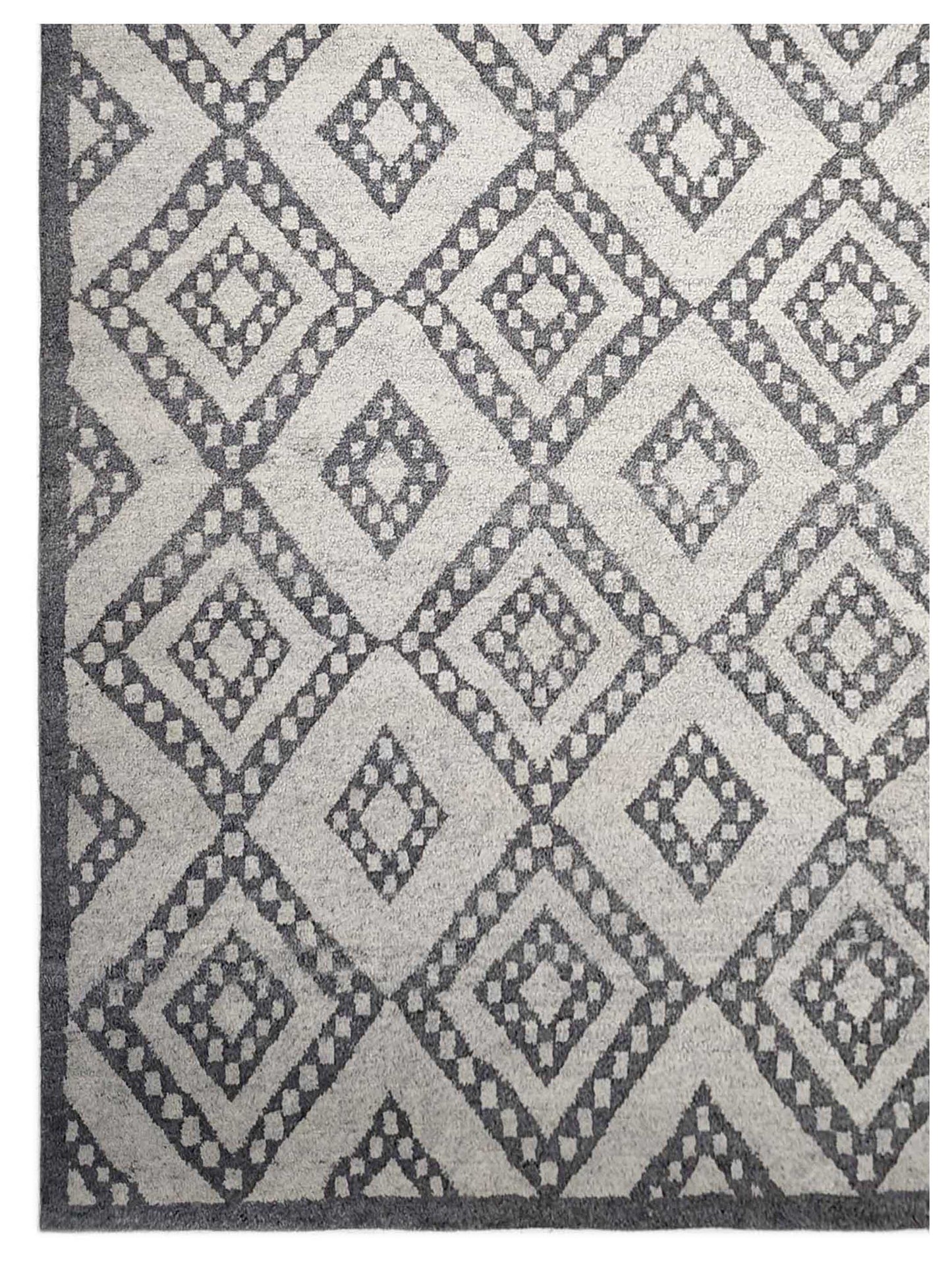 Artisan Marion  Ivory  Contemporary Knotted Rug