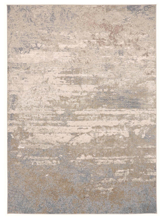 Feizy Aura 3567F Beige Gold Abstract Machine Woven Rug - Rugs - Feizy - Atlanta Designer Rugs