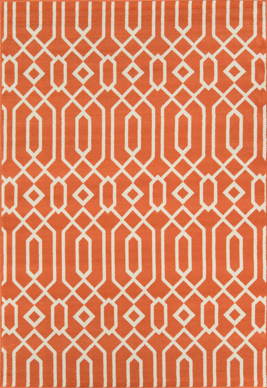 Momeni Baja  Orange  Contemporary