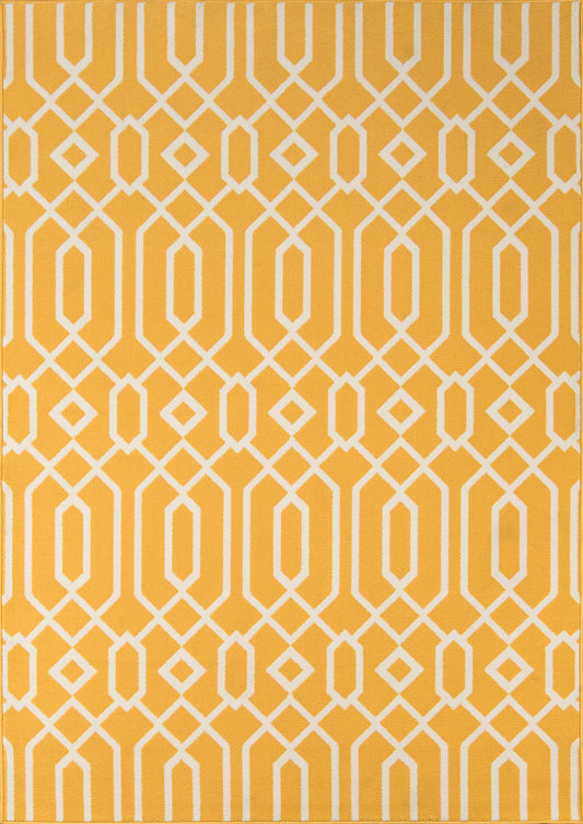 Momeni Baja  Yellow  Contemporary