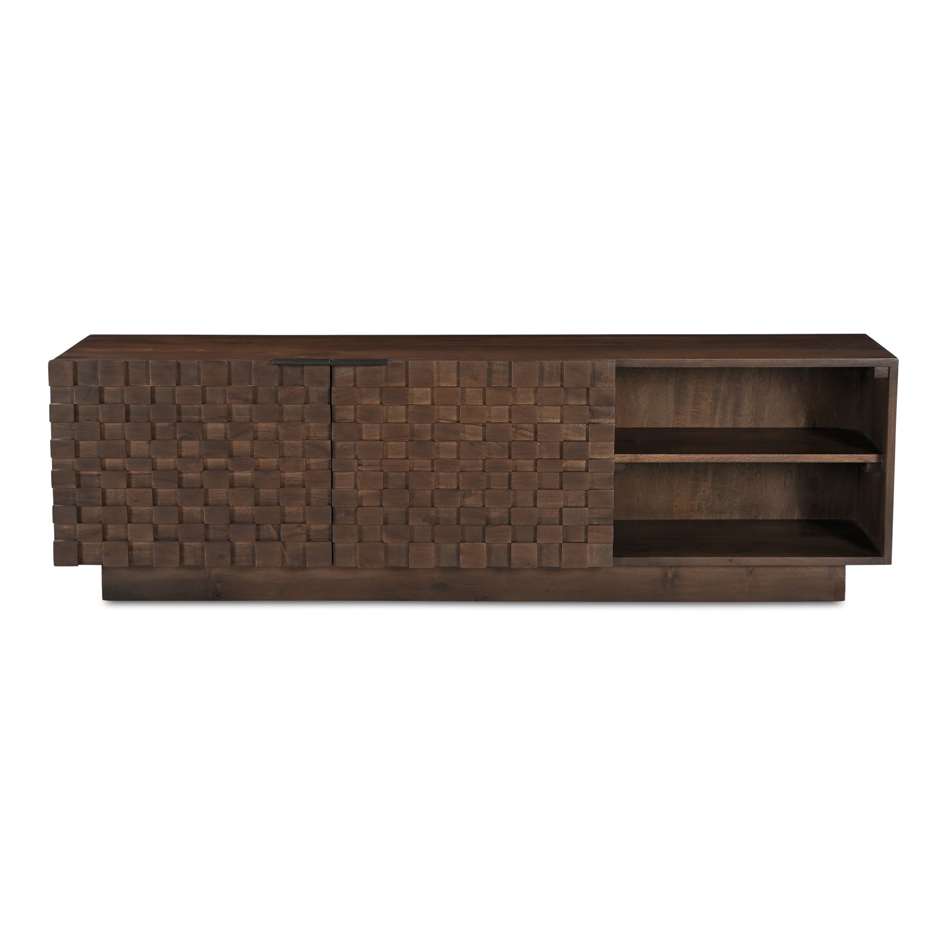 Moes Home Media Units EASTON Brown Mid-Century Modern Furniture Rug