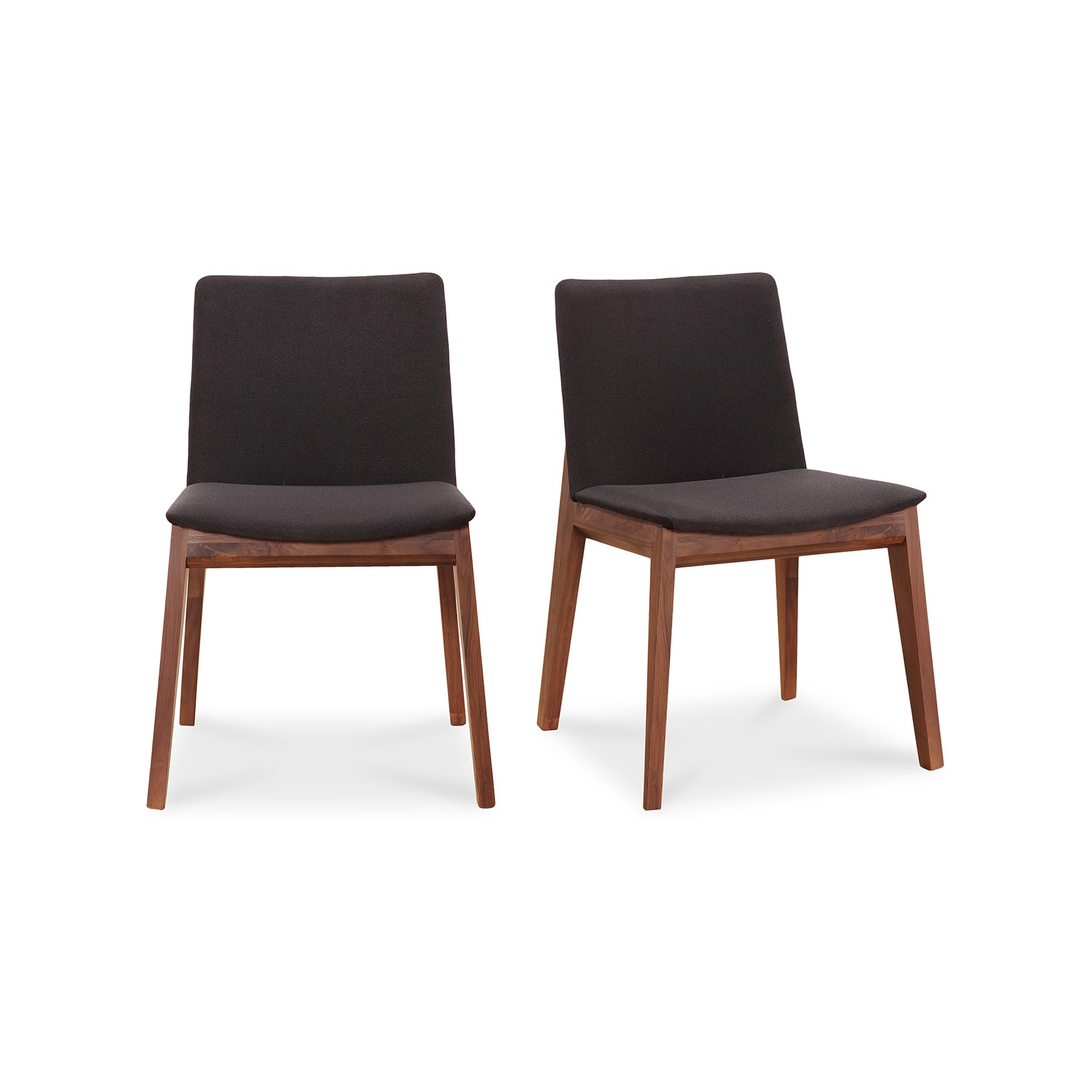 Moes Home Dining Chairs Deco Black Mid-Century Modern Furniture