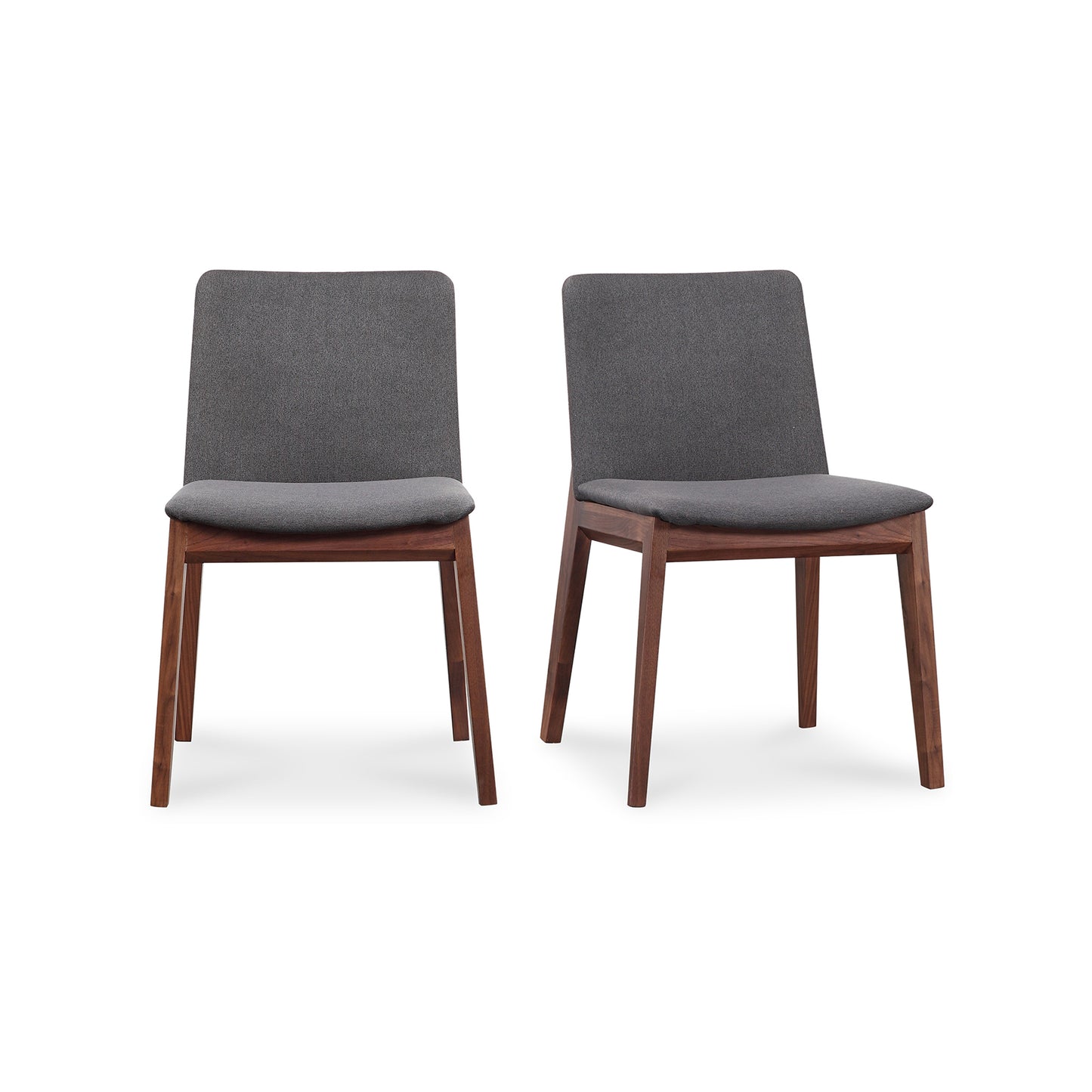 Moes Home Dining Chairs Deco Grey Mid-Century Modern Furniture