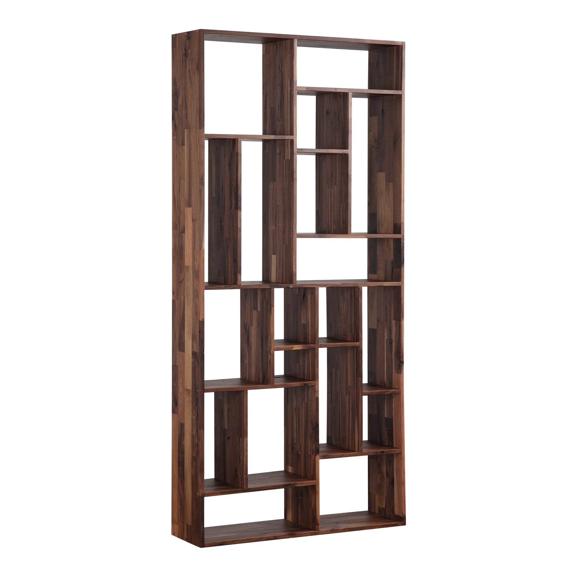 Moes Home Bookshelves Redemption Brown Modern Furniture