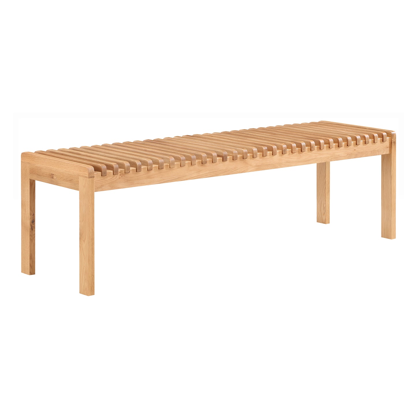 Moes Home Benches Rohe Natural Mid-Century Modern Furniture