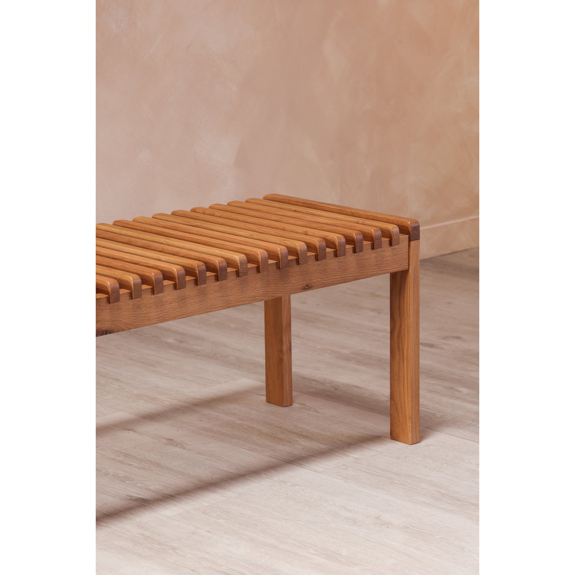 Moes Home Benches Rohe Natural Mid-Century Modern Furniture