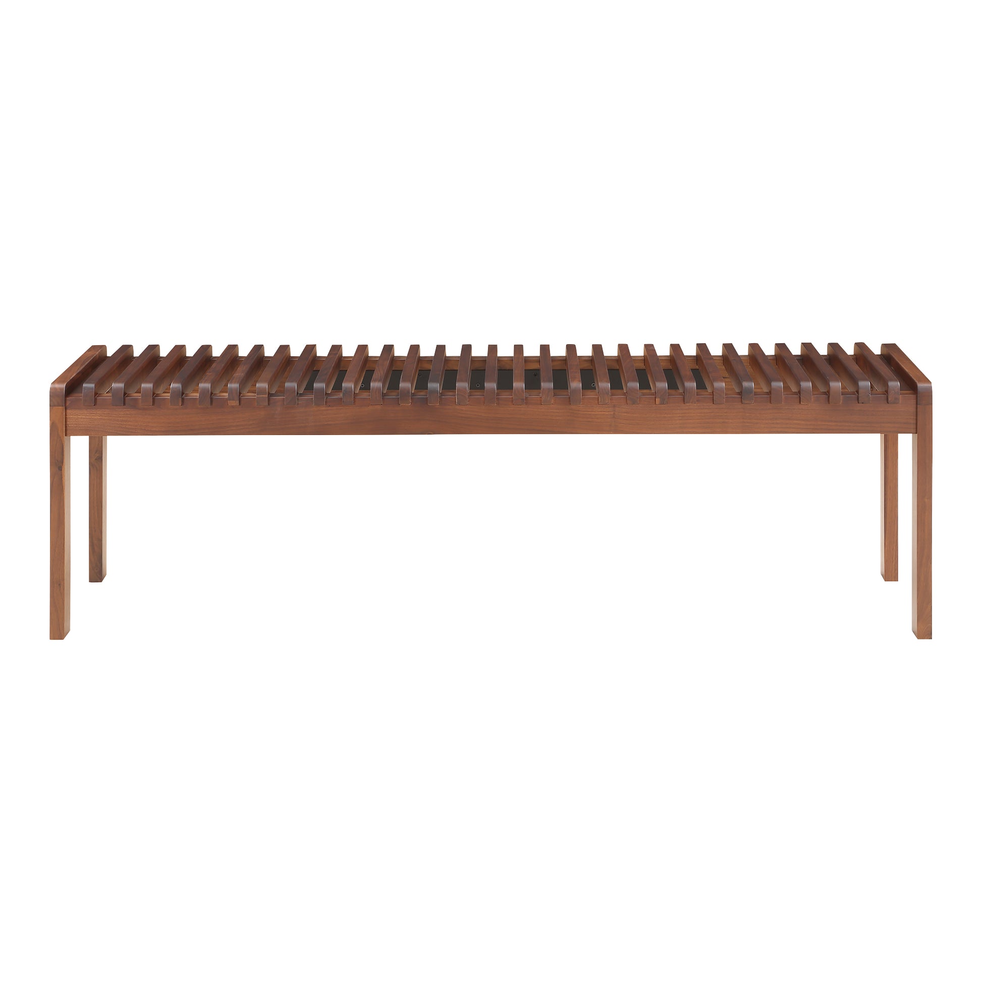 Moes Home Benches Rohe Brown Mid-Century Modern Furniture