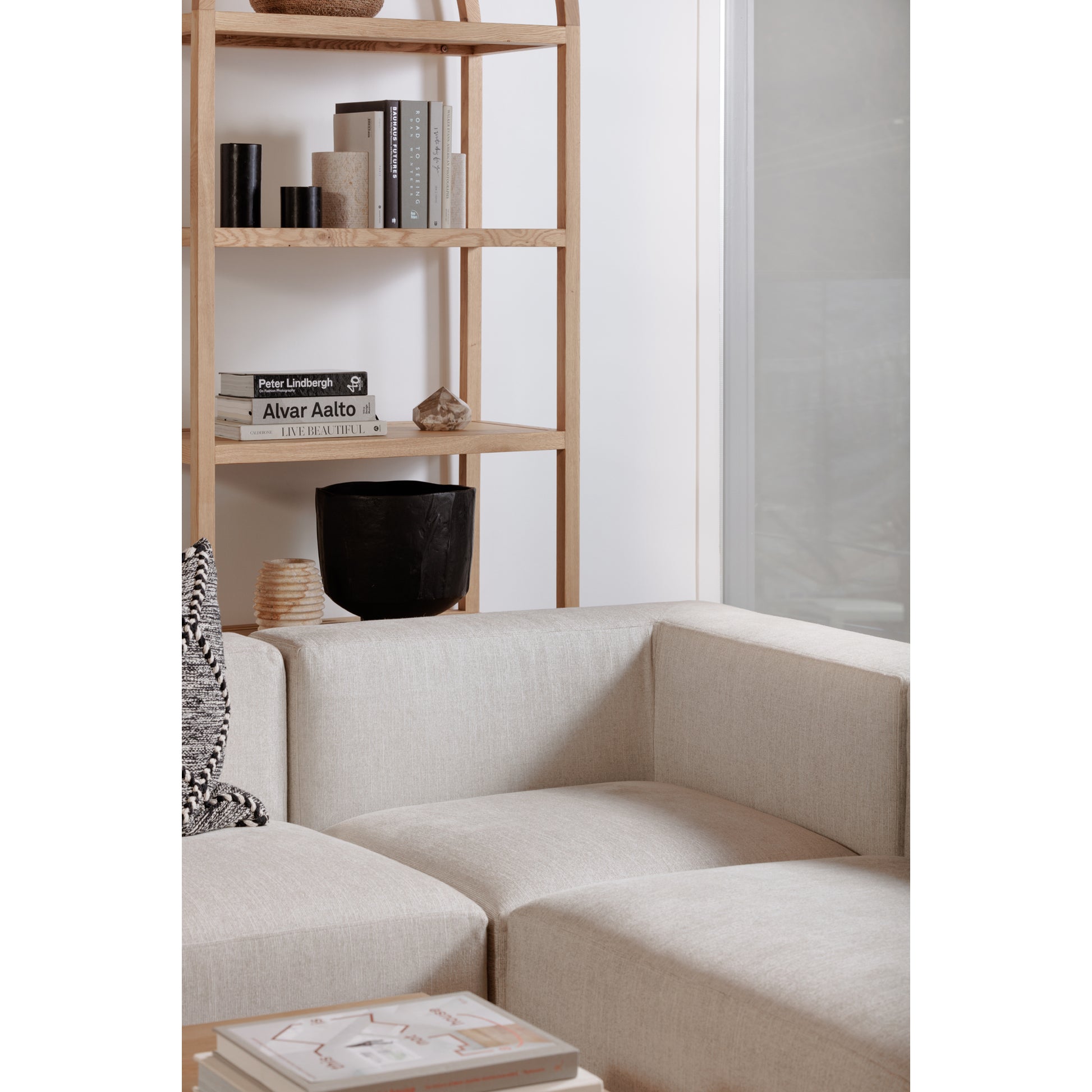 Moes Home Bookshelves Eero Natural Contemporary Furniture