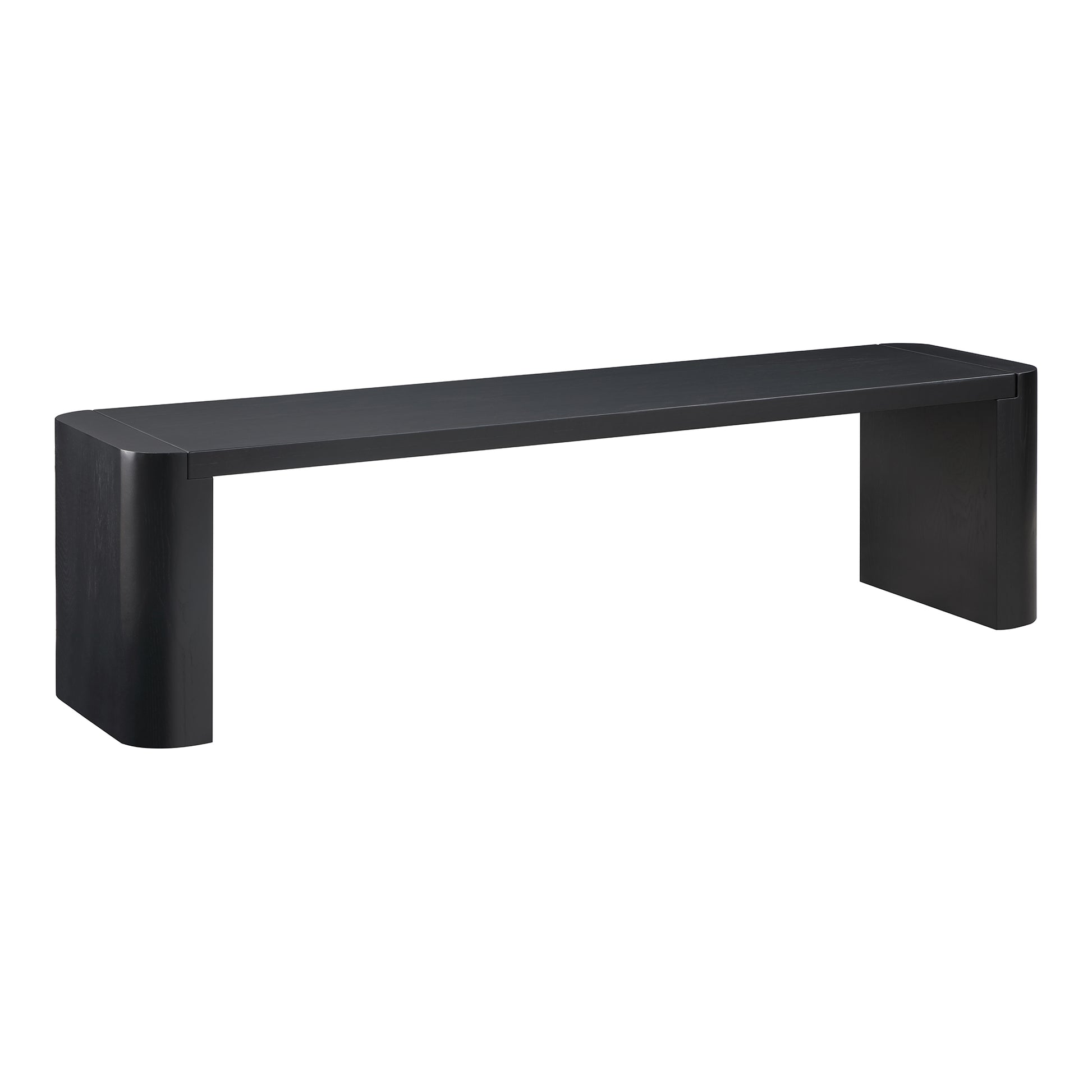 Moes Home Benches Post Black Modern Furniture