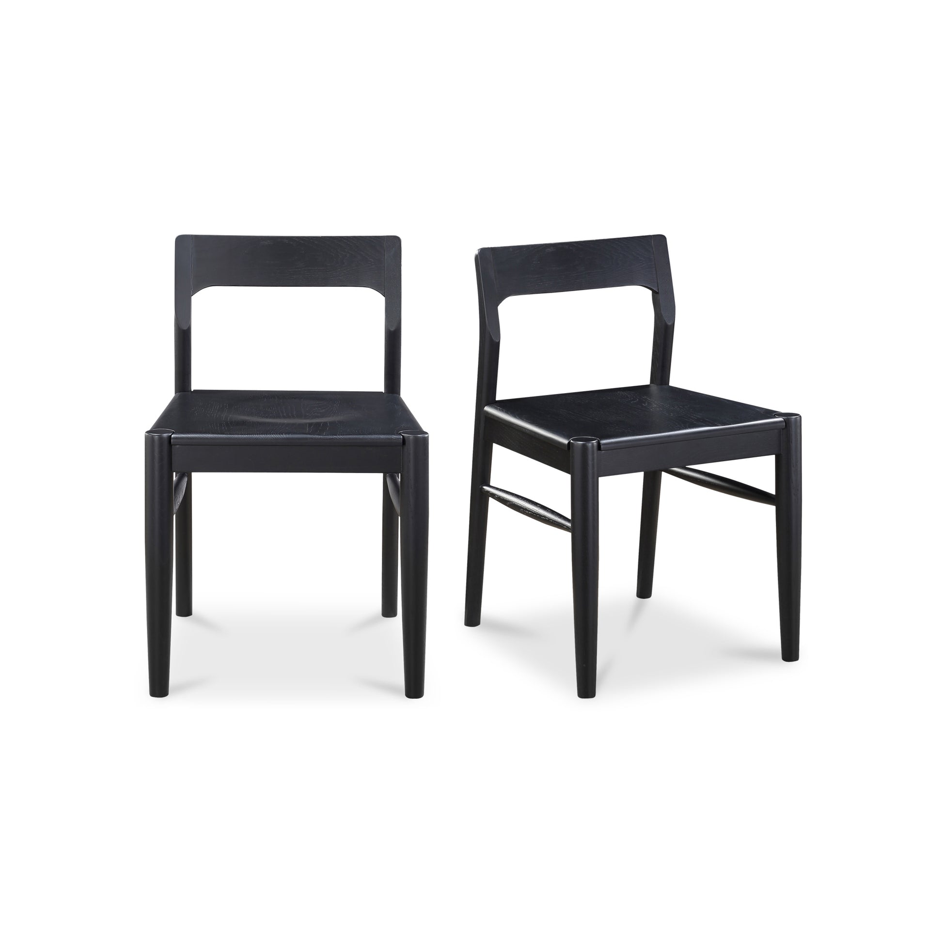 Moes Home Dining Chairs Owing Black Mid-Century Modern Furniture