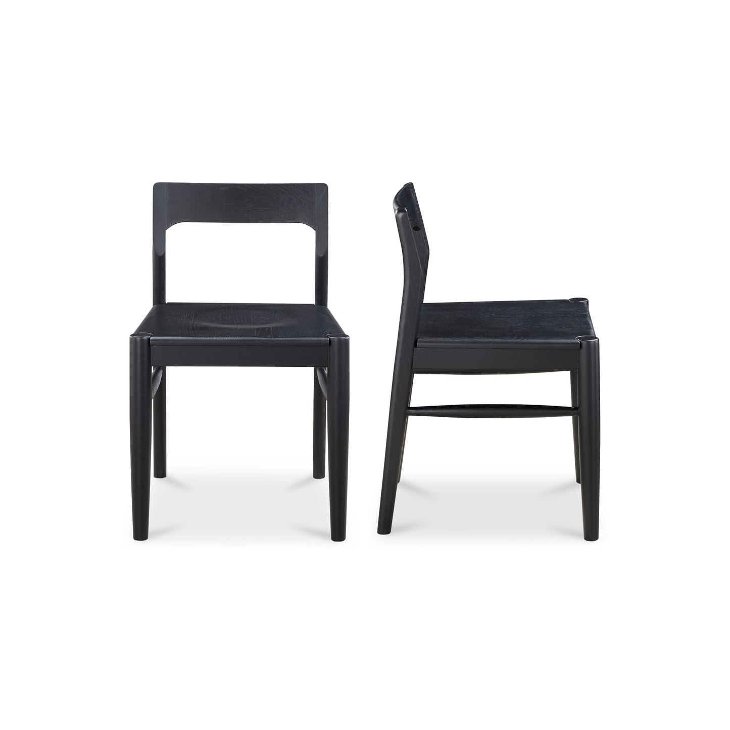 Moes Home Dining Chairs Owing Black Mid-Century Modern Furniture