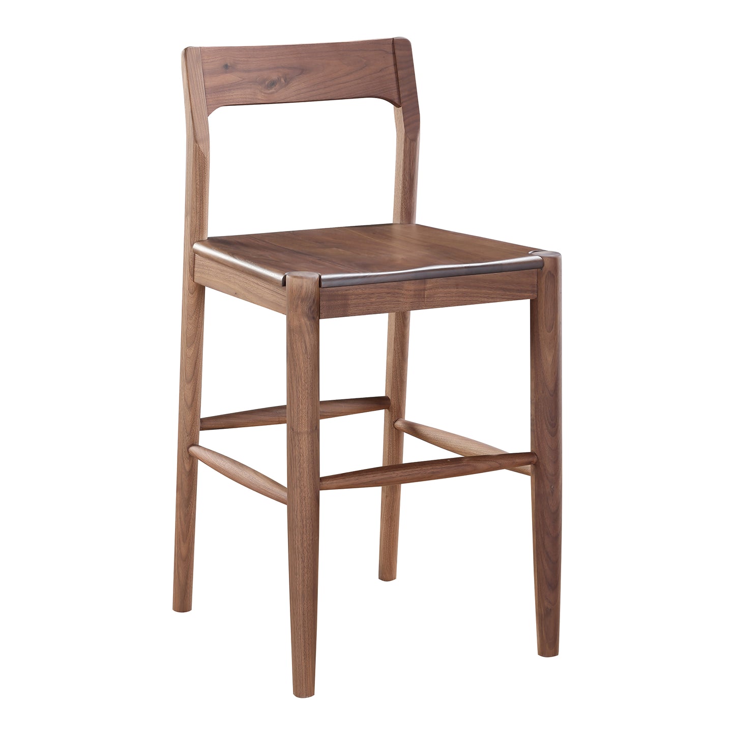 Moes Home Counter Stools Owing Brown Mid-Century Modern Furniture