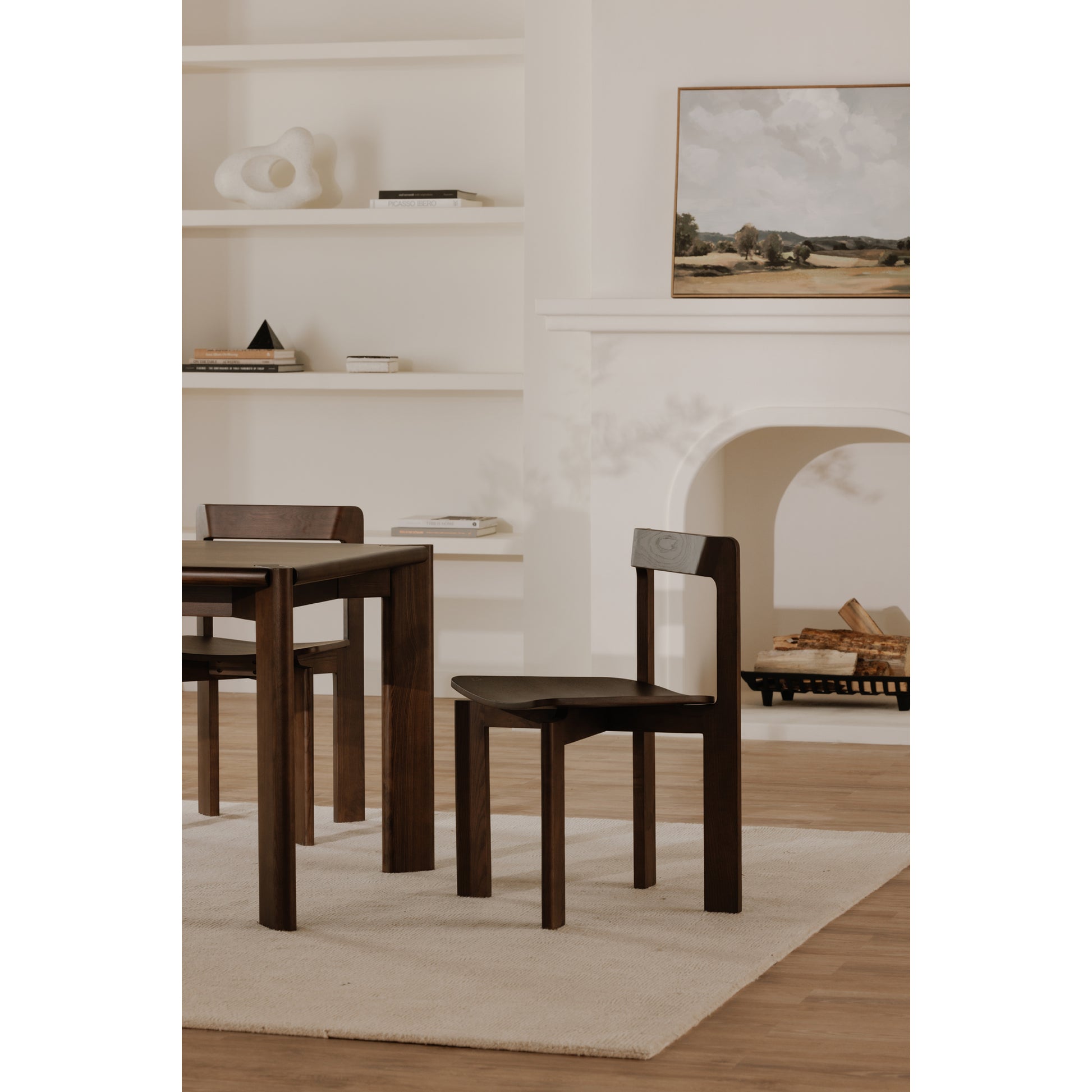 Moes Home Dining Chairs DAIFUKU Brown Modern Furniture