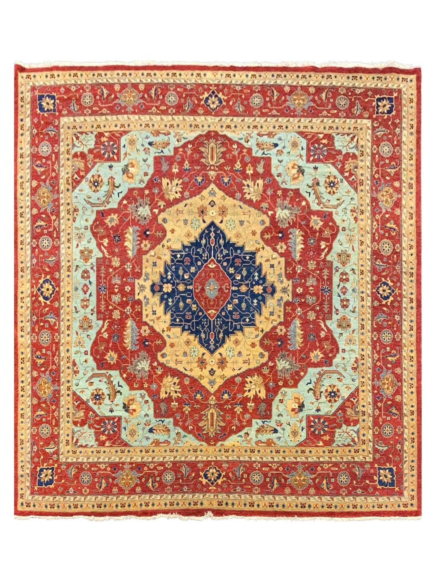 Artisan Anna Red Traditional Knotted Rug - Rugs - Artisan - Atlanta Designer Rugs