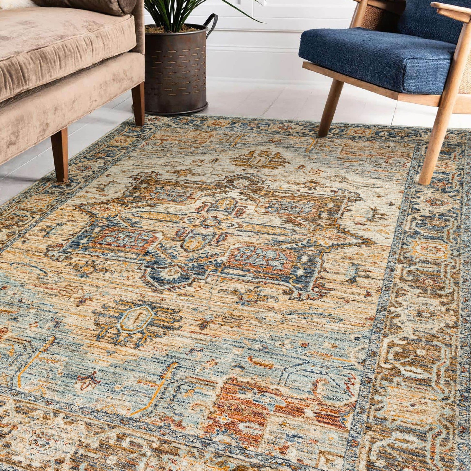 Dalyn Rugs Bergama BE2 Riverview Traditional Power Woven Rug - Rugs - Dalyn Rugs - Atlanta Designer Rugs