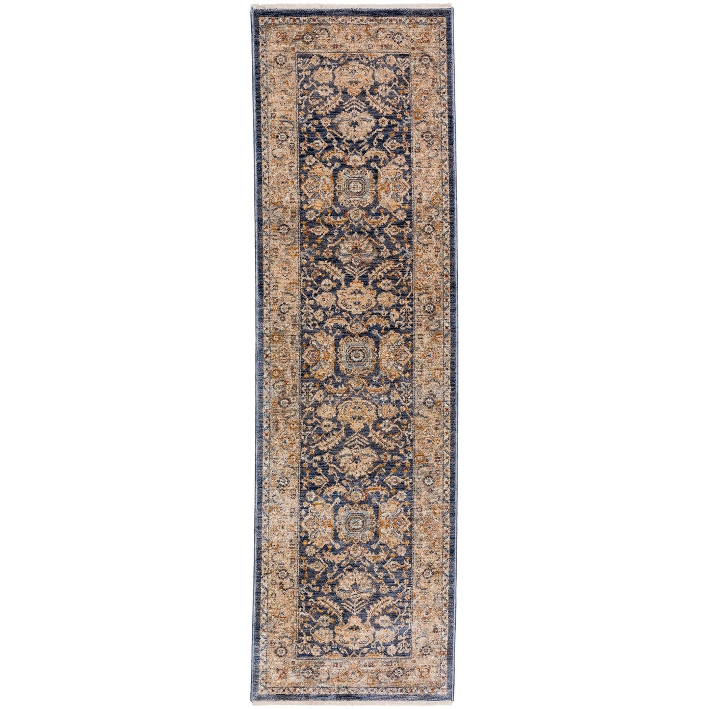 Dalyn Rugs Bergama BE8 Navy Traditional Power Woven Rug - Rugs - Dalyn Rugs - Atlanta Designer Rugs