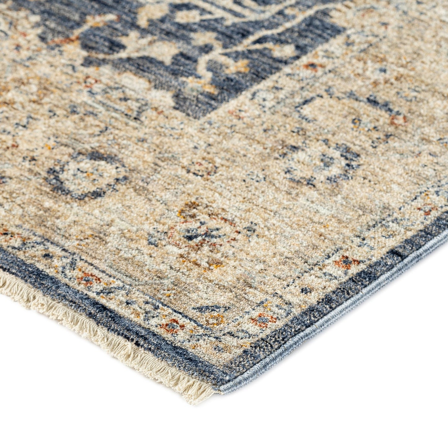 Dalyn Rugs Bergama BE8 Navy Traditional Power Woven Rug - Rugs - Dalyn Rugs - Atlanta Designer Rugs