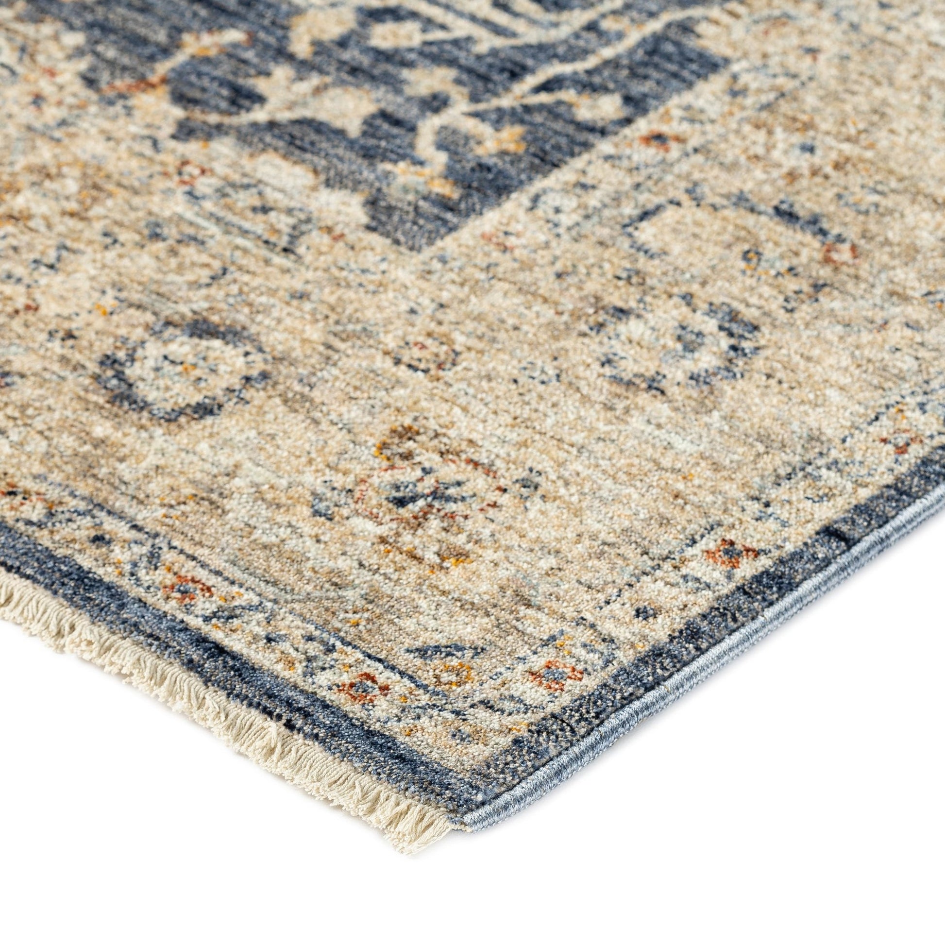 Dalyn Rugs Bergama BE8 Navy Traditional Power Woven Rug - Rugs - Dalyn Rugs - Atlanta Designer Rugs