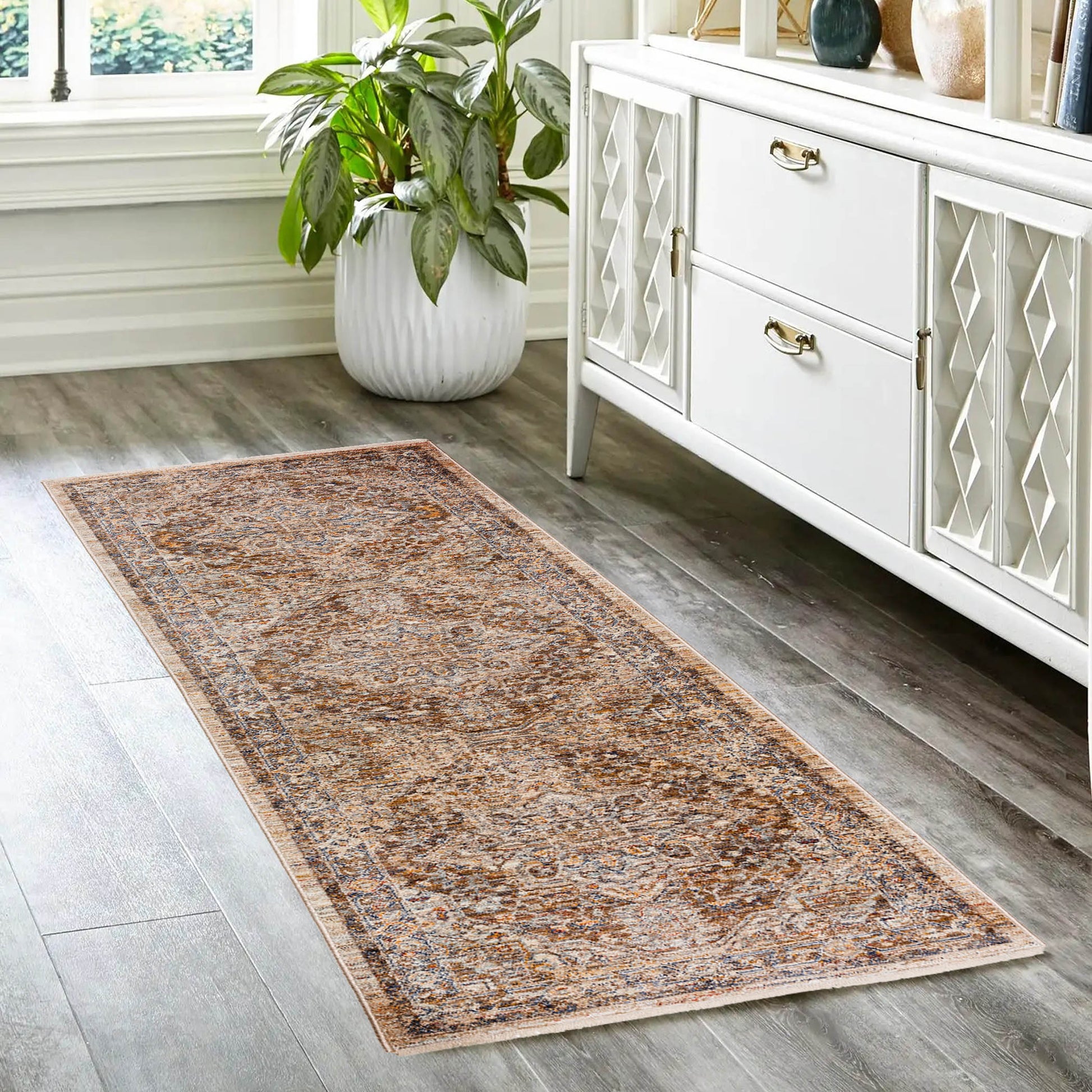 Dalyn Rugs Bergama BE9 Mocha Traditional Power Woven Rug - Rugs - Dalyn Rugs - Atlanta Designer Rugs