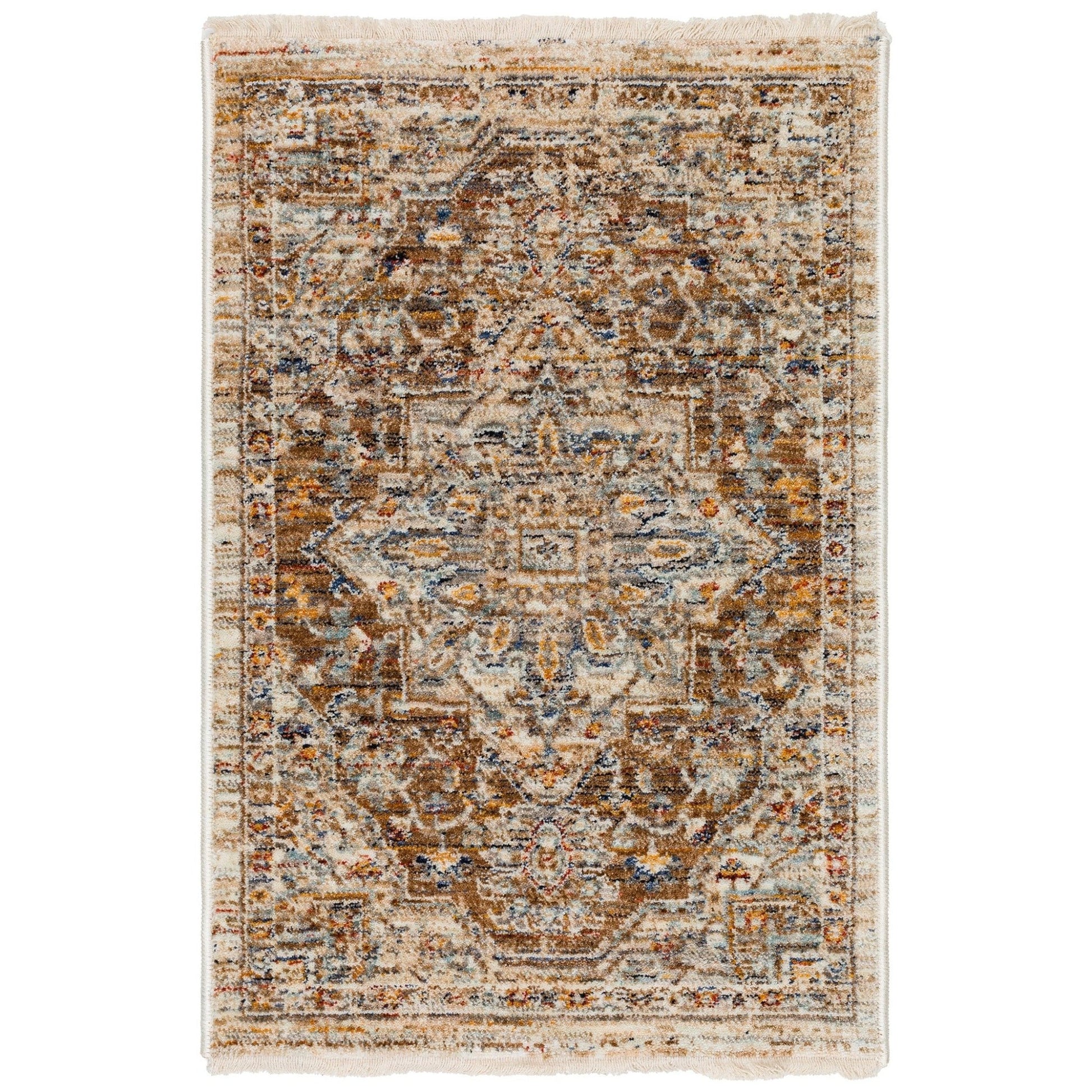 Dalyn Rugs Bergama BE9 Mocha Traditional Power Woven Rug - Rugs - Dalyn Rugs - Atlanta Designer Rugs