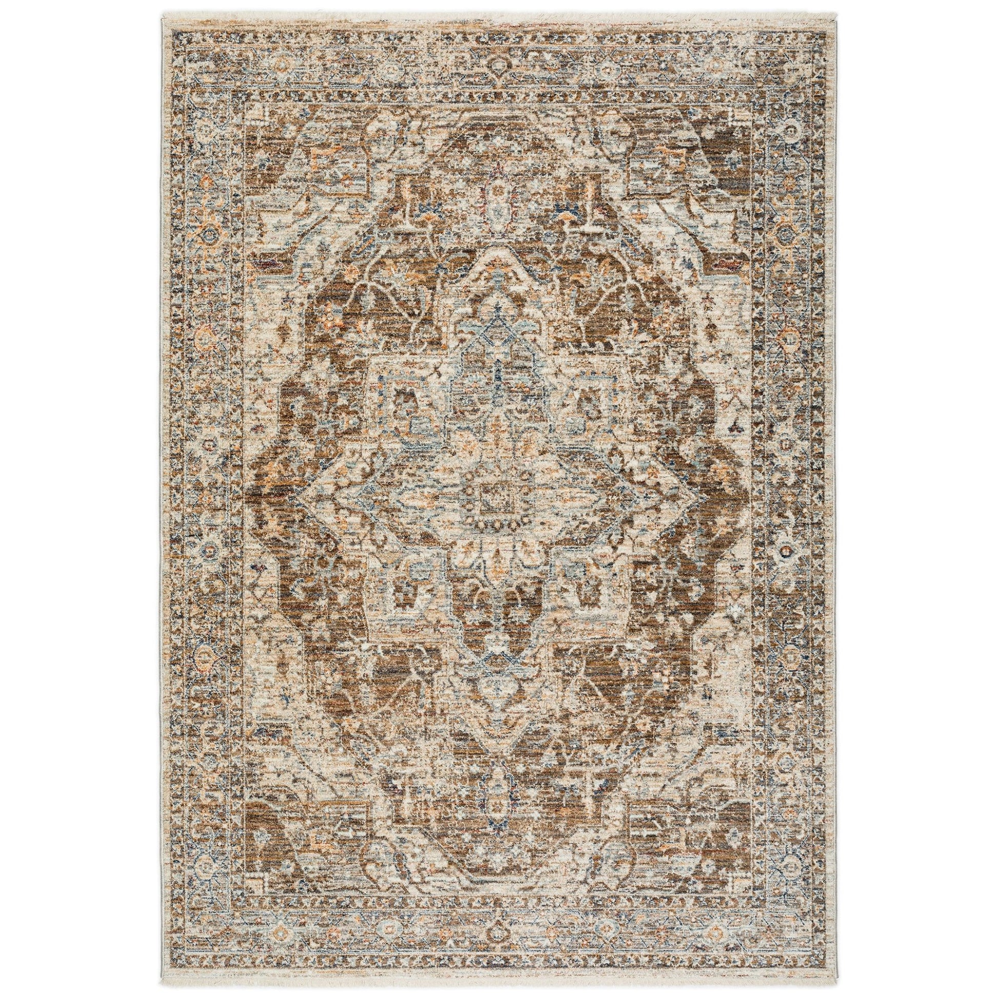 Dalyn Rugs Bergama BE9 Mocha Traditional Power Woven Rug - Rugs - Dalyn Rugs - Atlanta Designer Rugs