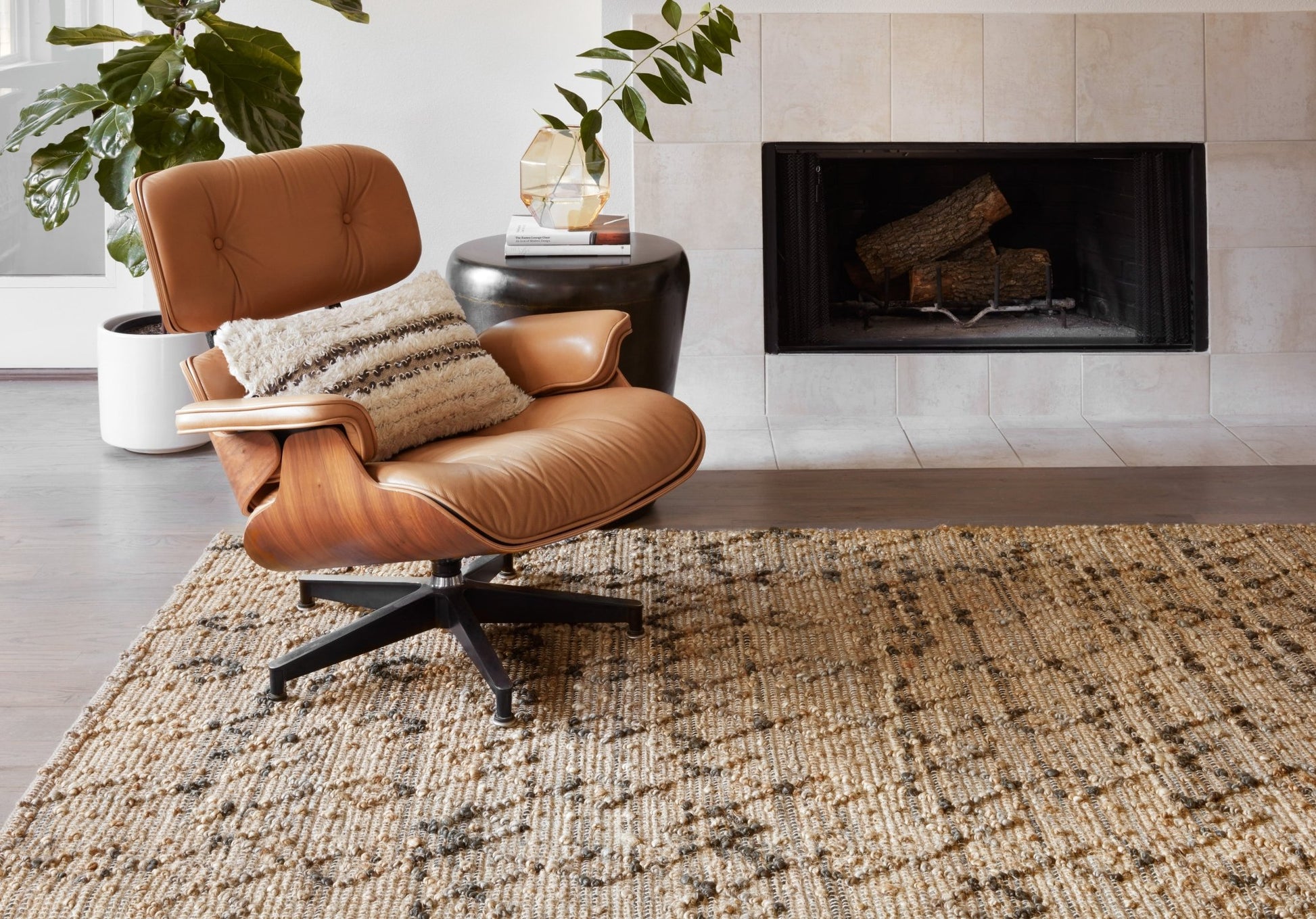 Loloi BEACON BU - 01 Charcoal Contemporary Hand Woven Rug - Rugs - Loloi - Atlanta Designer Rugs