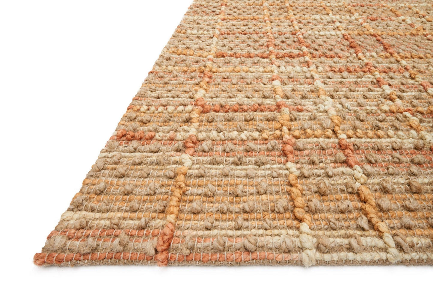 Loloi BEACON BU - 02 Tangerine Contemporary Hand Woven Rug - Rugs - Loloi - Atlanta Designer Rugs