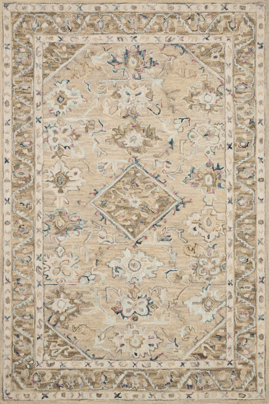 Loloi II Beatty BEA-02 Beige Ivory Traditional Hooked Rug