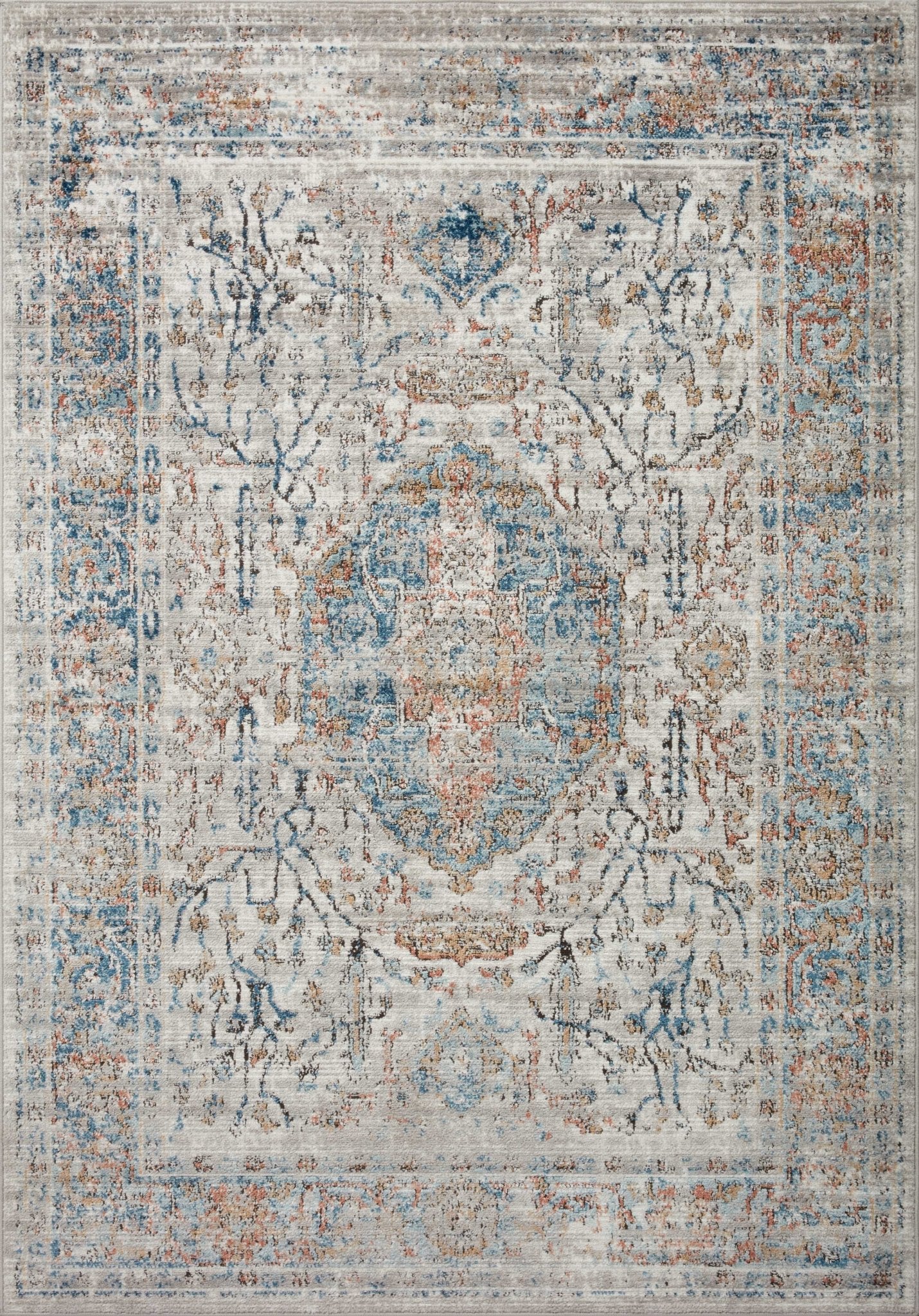 Loloi II Bianca BIA - 02 Stone Multi Contemporary Power Loomed Rug - Rugs - Loloi II - Atlanta Designer Rugs