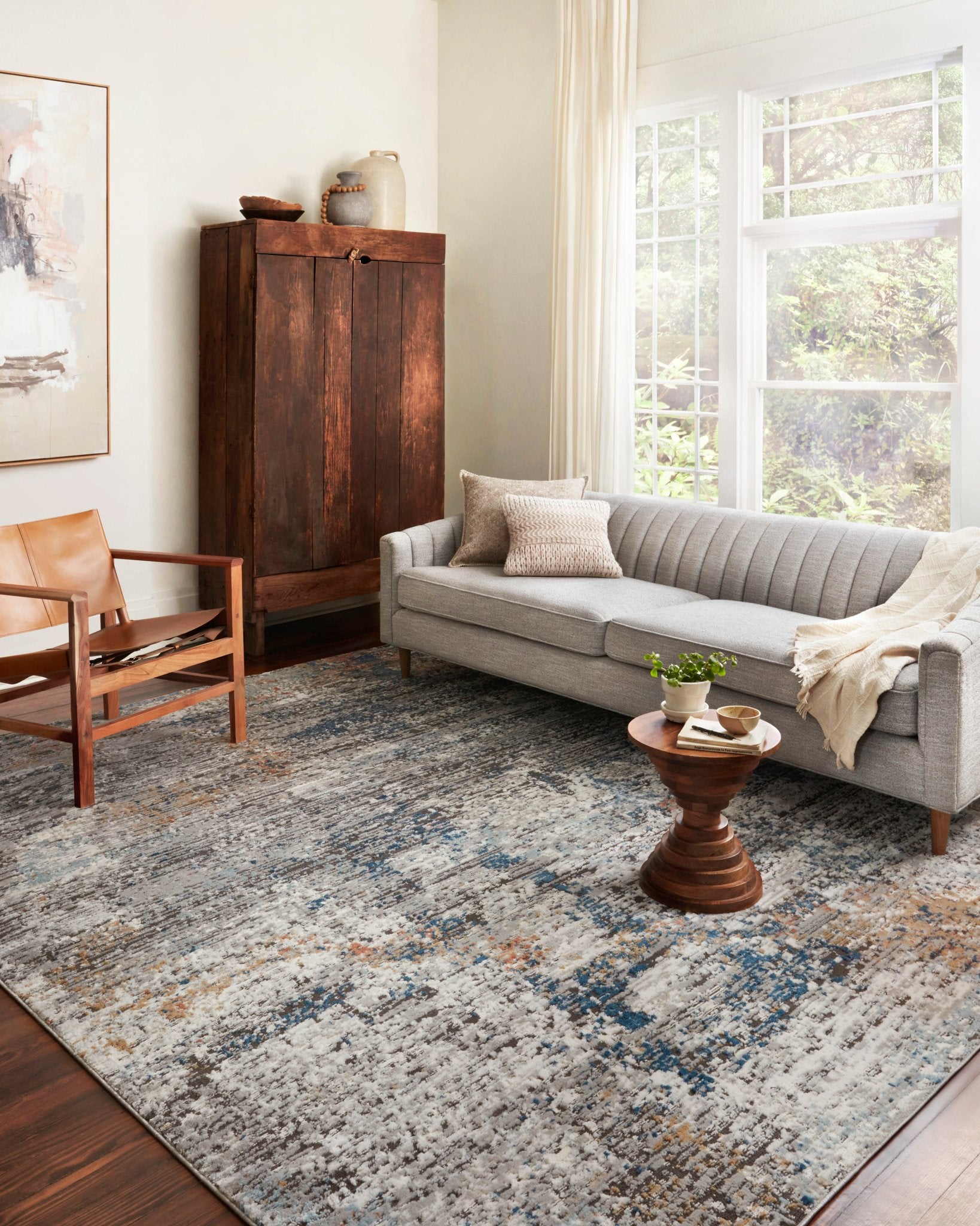 Loloi II Bianca BIA - 06 Granite Multi Contemporary Power Loomed Rug - Rugs - Loloi II - Atlanta Designer Rugs