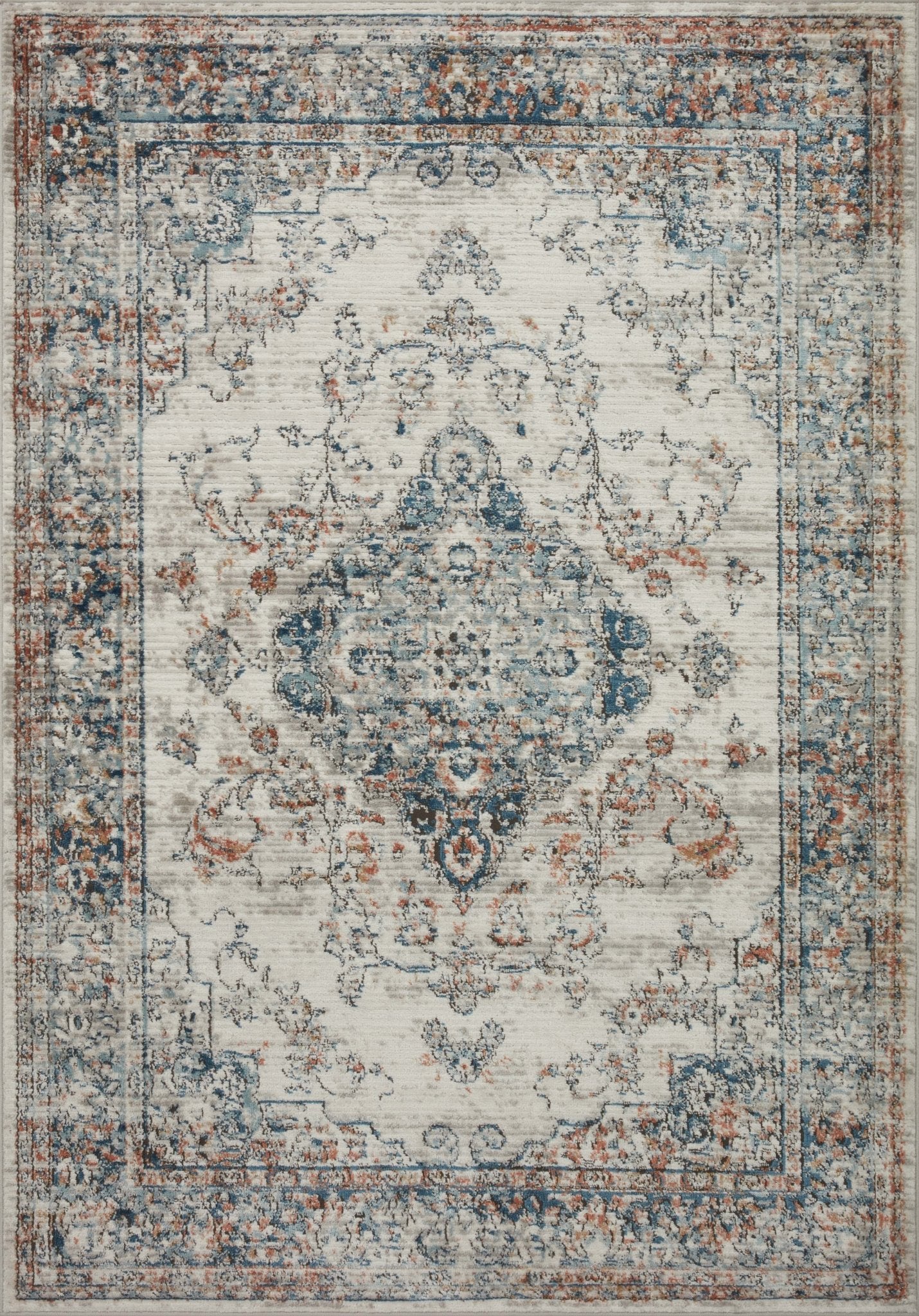 Loloi II Bianca BIA - 10 Ivory Ocean Contemporary Power Loomed Rug - Rugs - Loloi II - Atlanta Designer Rugs