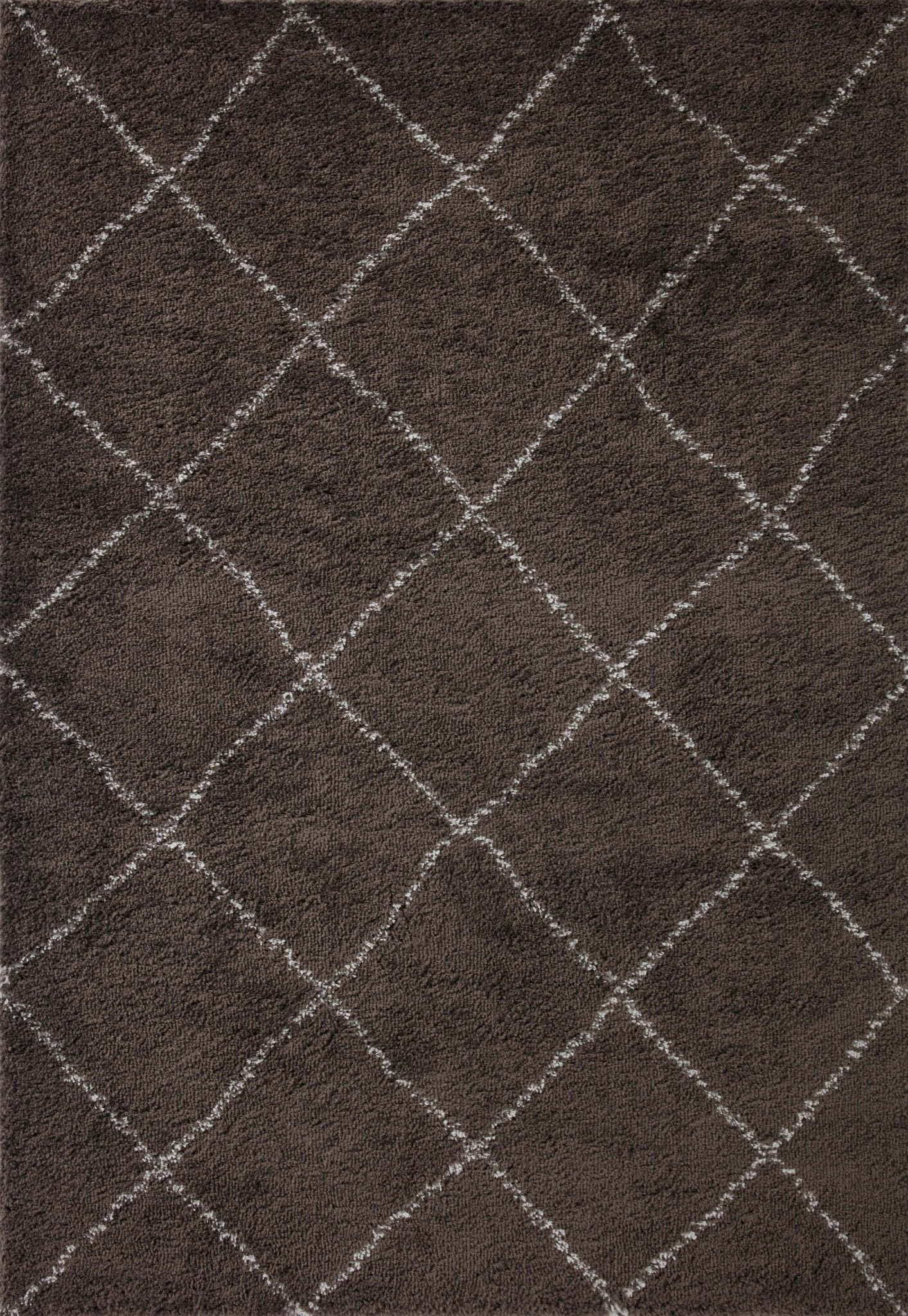 Loloi II Bliss Shag BLS - 04 Bark Grey Shag Power Loomed Rug - Rugs - Loloi II - Atlanta Designer Rugs