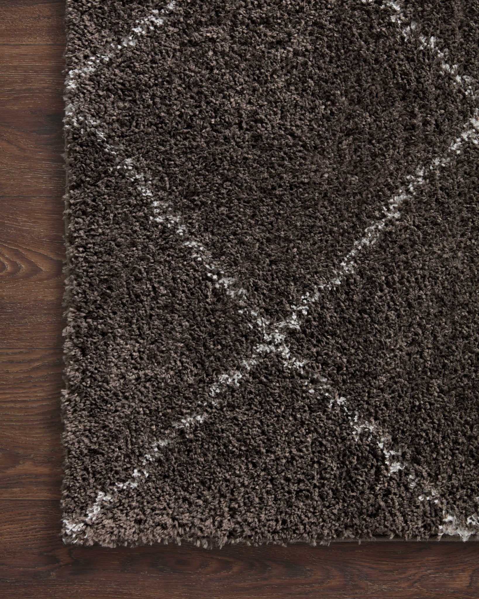 Loloi II Bliss Shag BLS - 04 Bark Grey Shag Power Loomed Rug - Rugs - Loloi II - Atlanta Designer Rugs