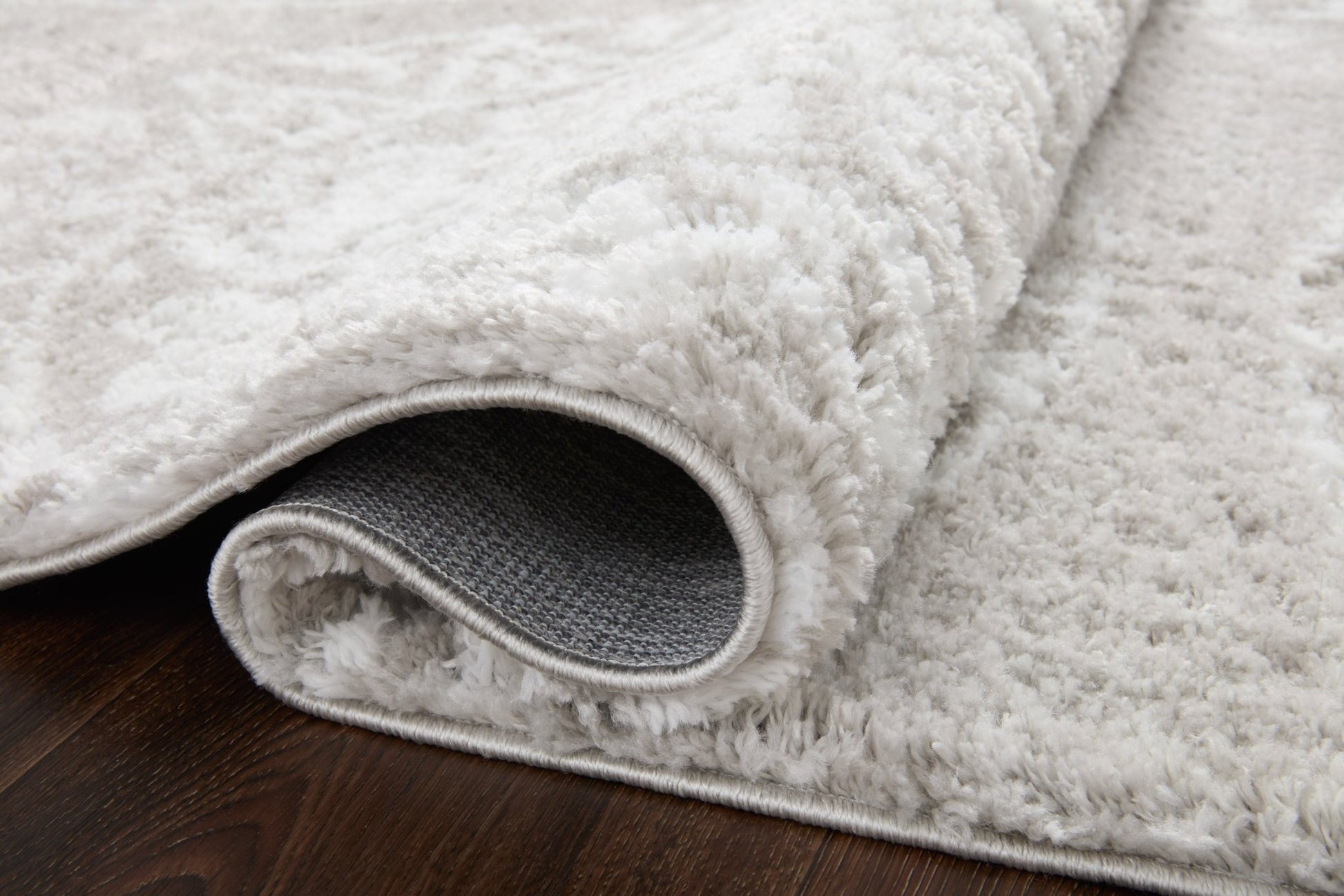 Loloi II Bliss Shag BLS - 06 Grey White Shag Power Loomed Rug - Rugs - Loloi II - Atlanta Designer Rugs