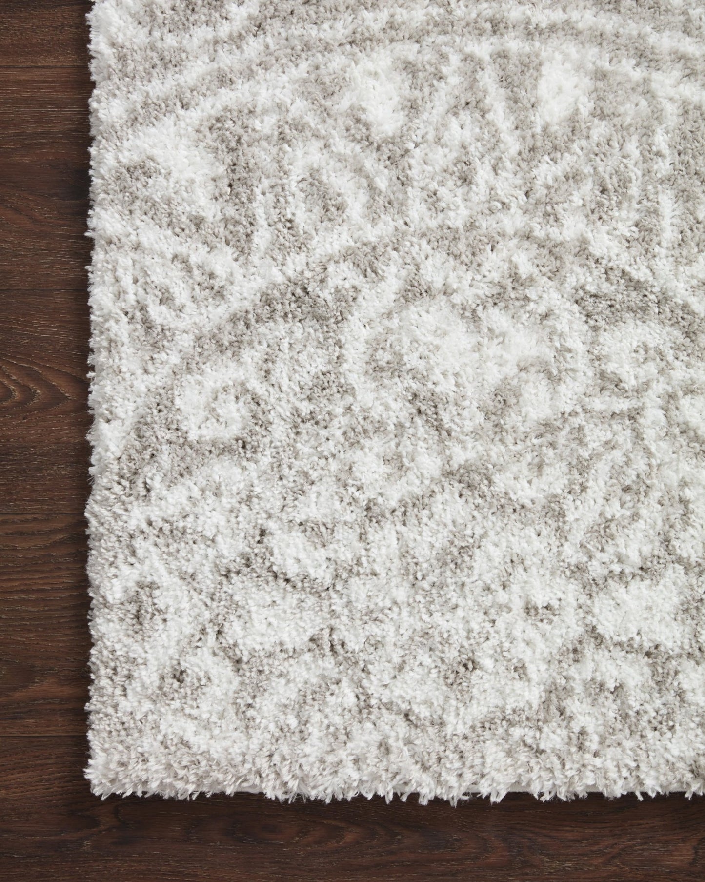 Loloi II Bliss Shag BLS - 06 Grey White Shag Power Loomed Rug - Rugs - Loloi II - Atlanta Designer Rugs